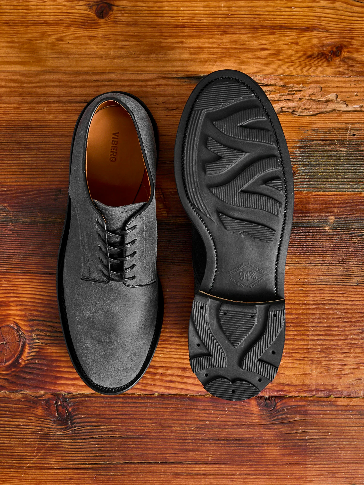 Rockland Blucher 2030 in Charcoal Waxy Commander - Image 2