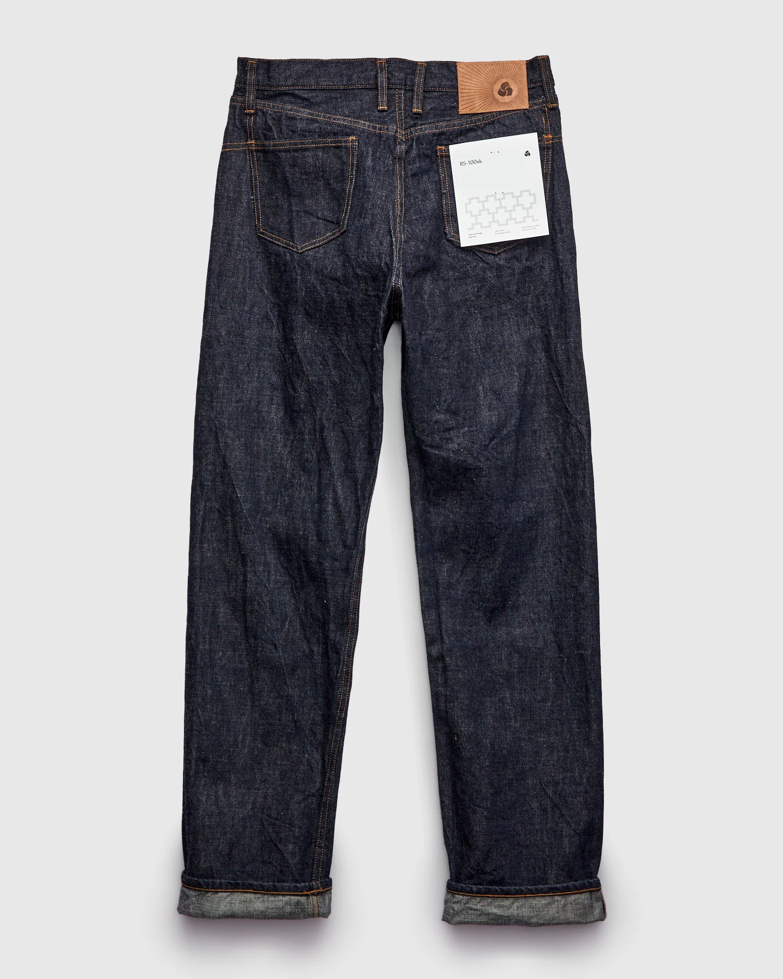 RS-100xk "Kibata" 14oz One Wash Selvedge Denim - Relaxed Straight Fit - Image 3