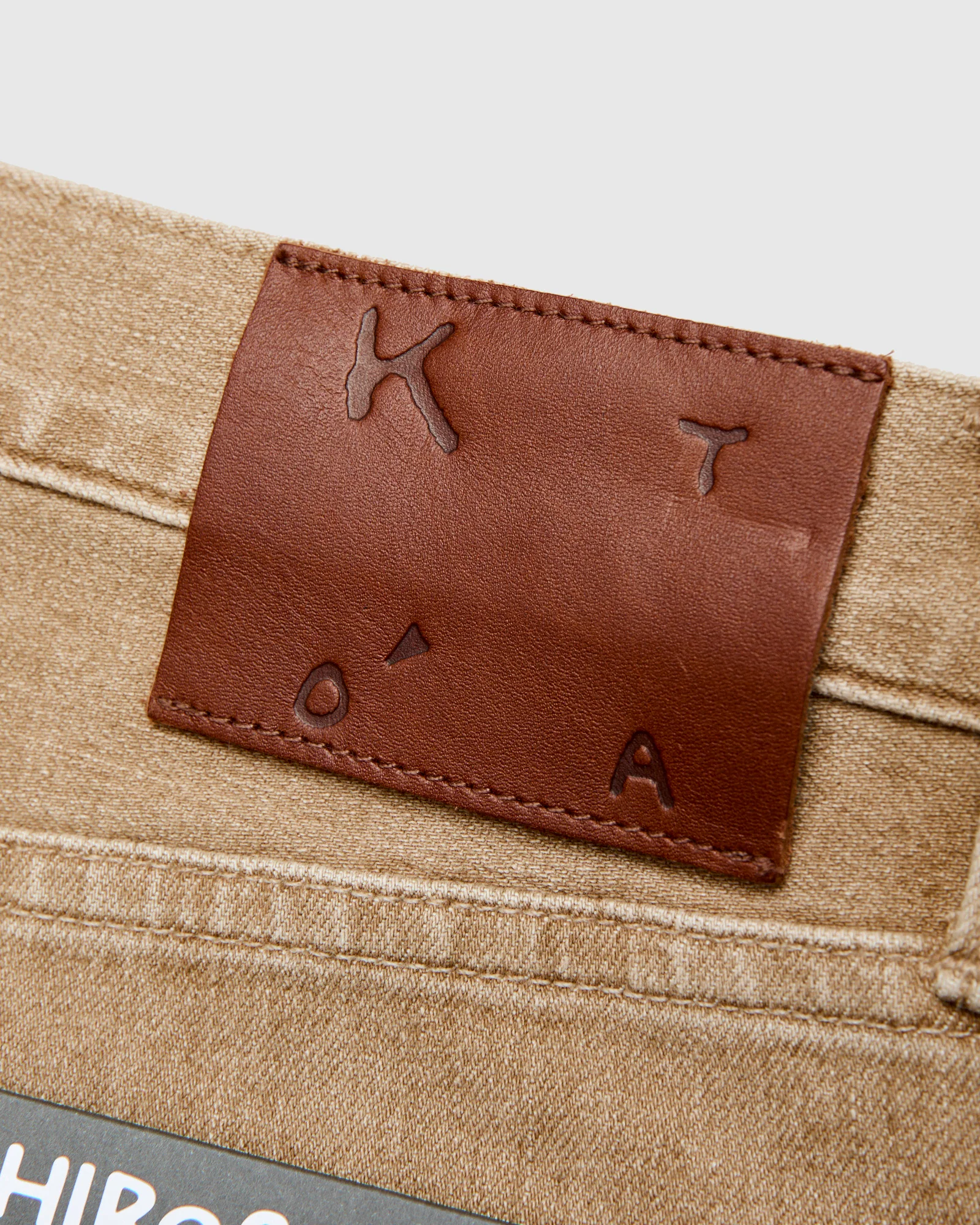 "Rustic Copper" 10.5oz Stretch Selvedge Denim - Pen Slim - Image 6