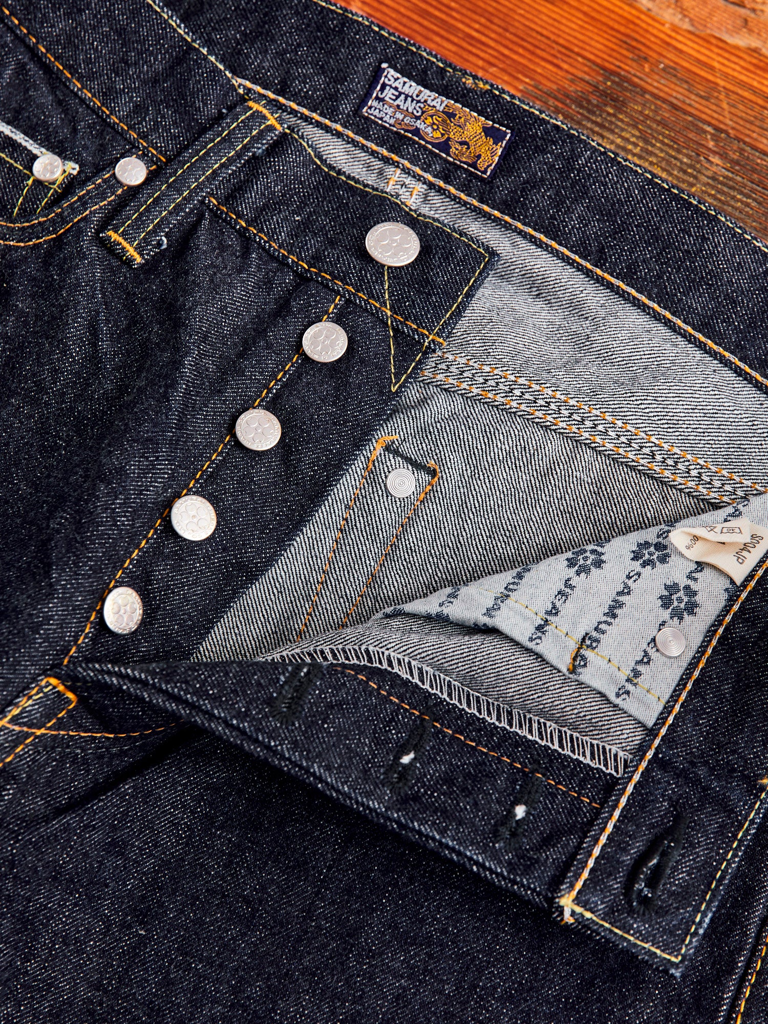 S004JP "Yamato" 15oz Selvedge Denim - Slim Tapered Fit - Image 8