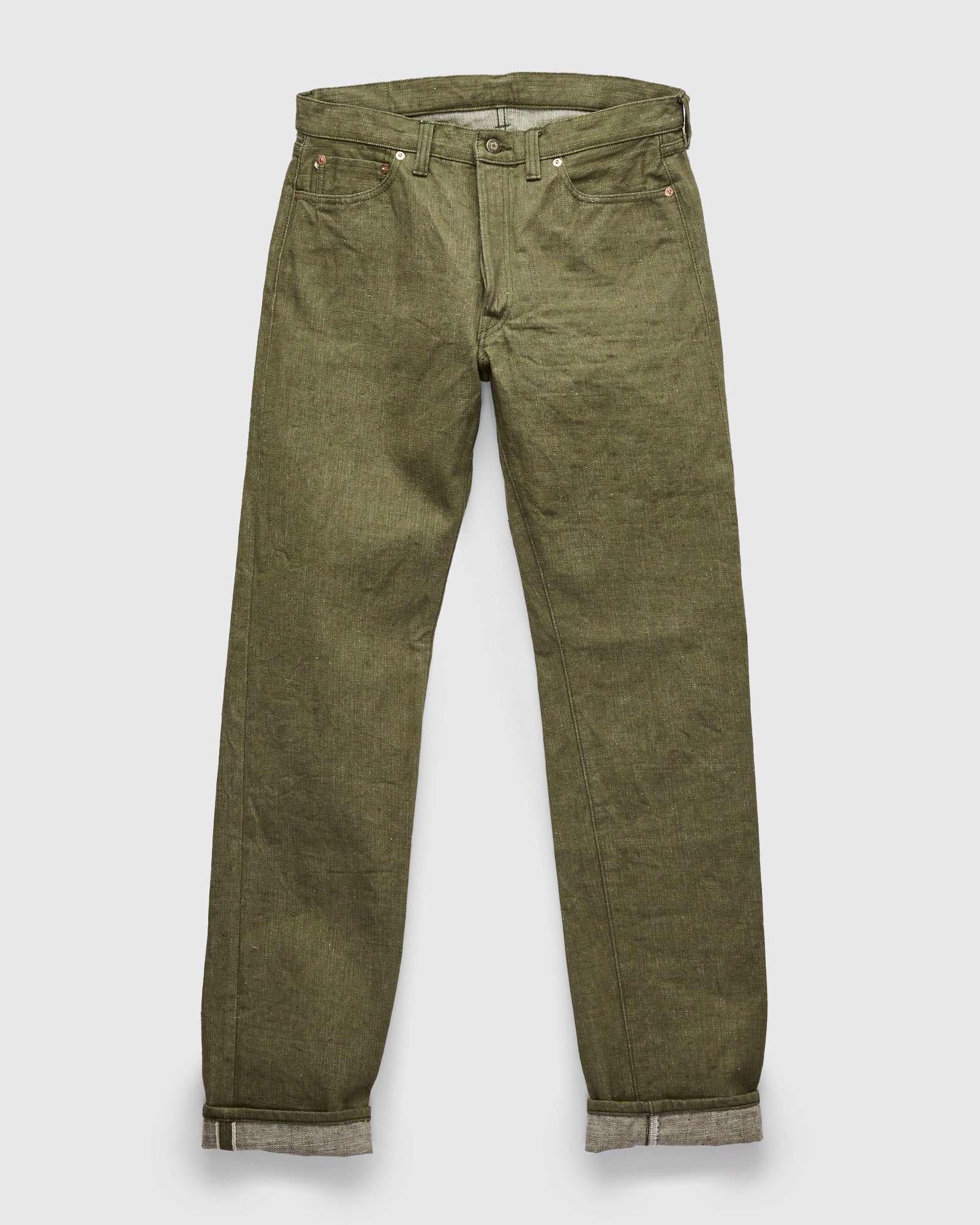S0170GNX "Uguisu" 17oz Selvedge Denim - Straight Tapered Fit - Image 2