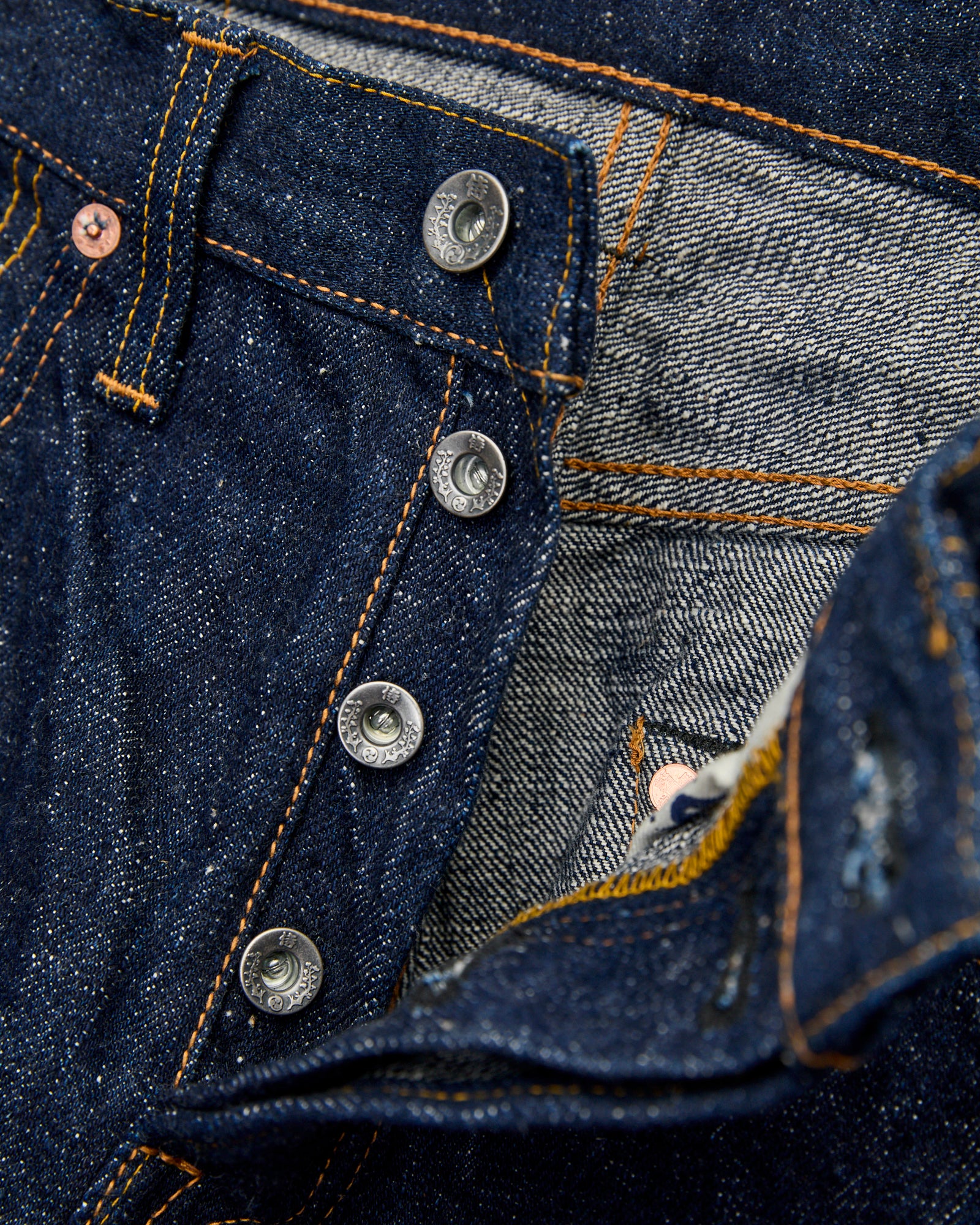 S211AX "Ai-Benkei" 18oz Natural Indigo Selvedge Denim - Relaxed Tapered Fit - Image 7