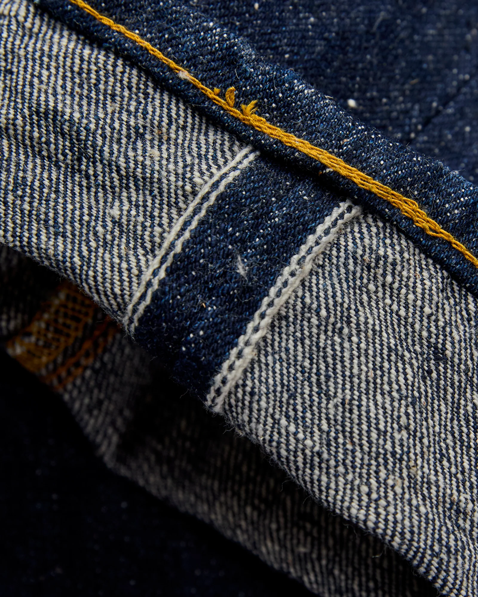 S211AX "Ai-Benkei" 18oz Natural Indigo Selvedge Denim - Relaxed Tapered Fit - Image 8