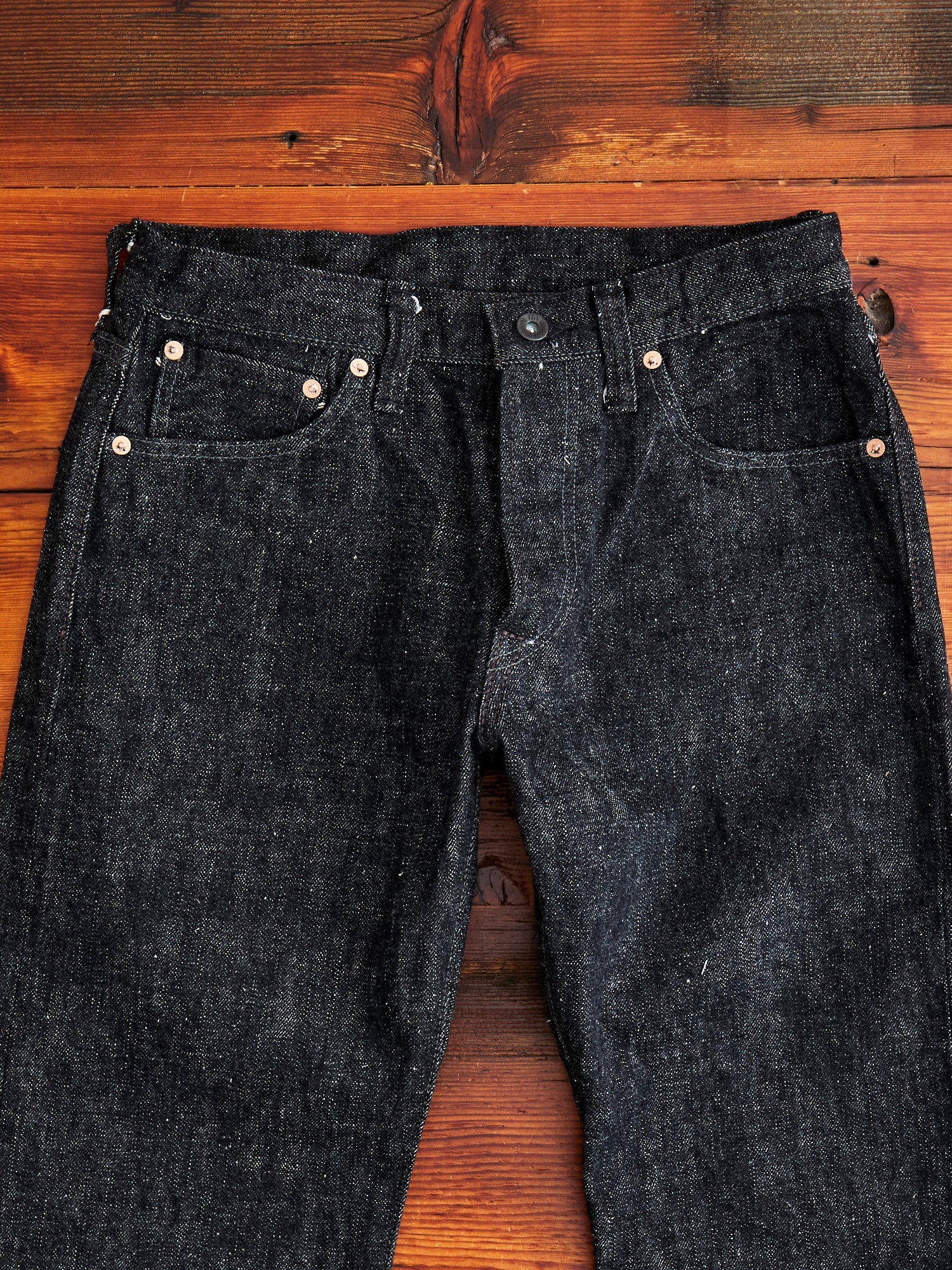 S5000BKII "Zero Black II" 17oz Selvedge Denim - Mid Straight Fit - Image 5