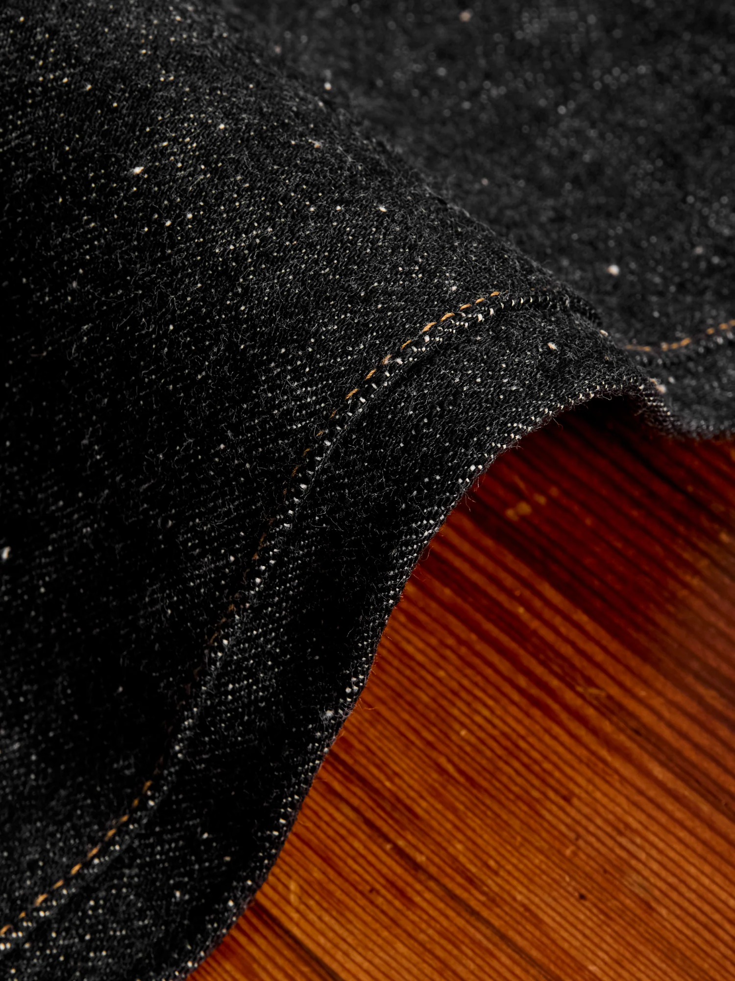 S710XX-BK 17oz Black Selvedge Denim - Slim Straight Fit - Image 11