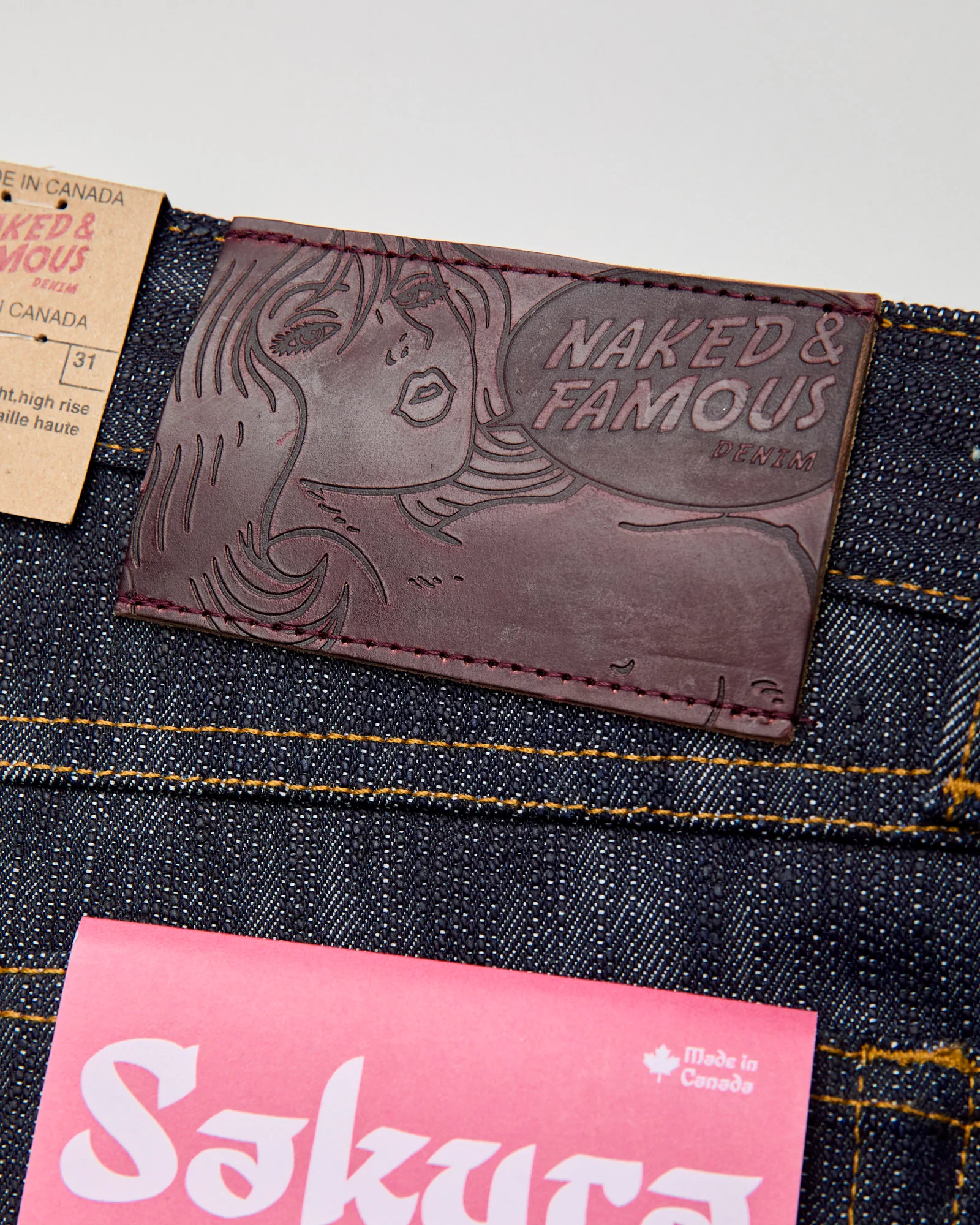 "Sakura Slub" 16.5oz Slub Selvedge Denim - True Guy Fit - Image 5