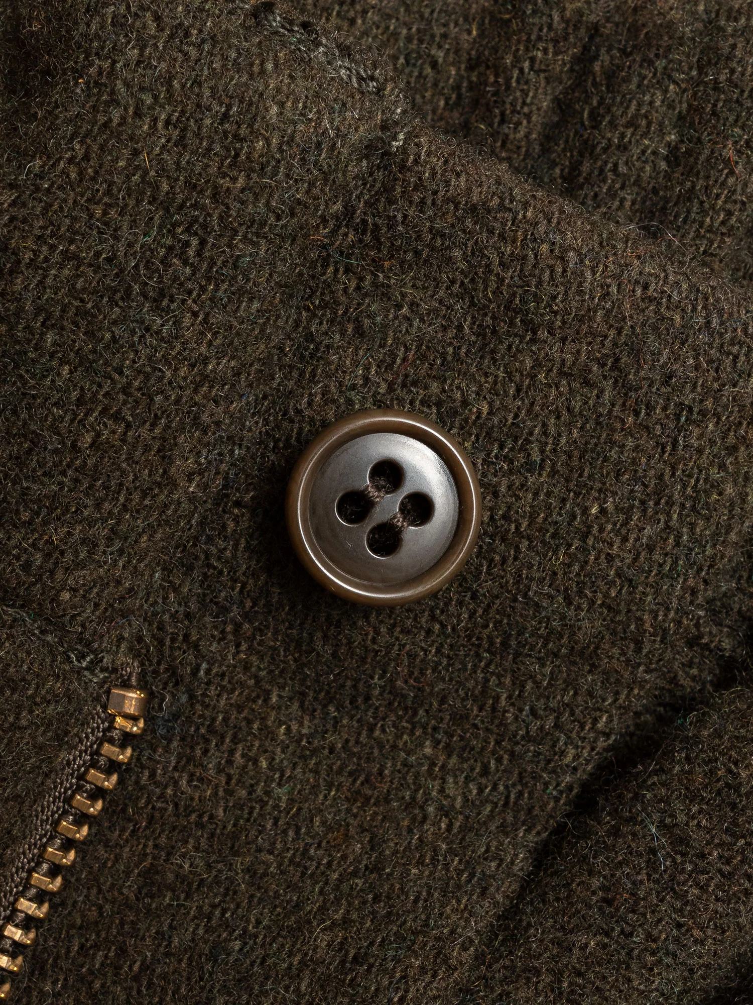 Wool Sarouel Pants in Khaki - Image 6