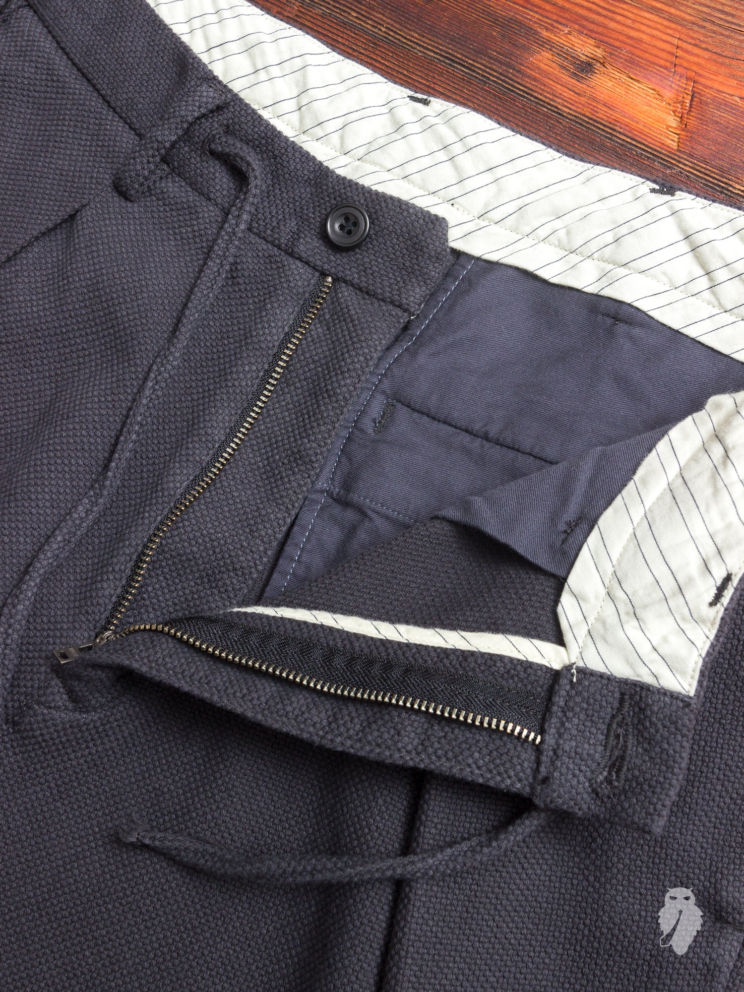 Sashiko Hakama Pants in Matte Black - Image 7