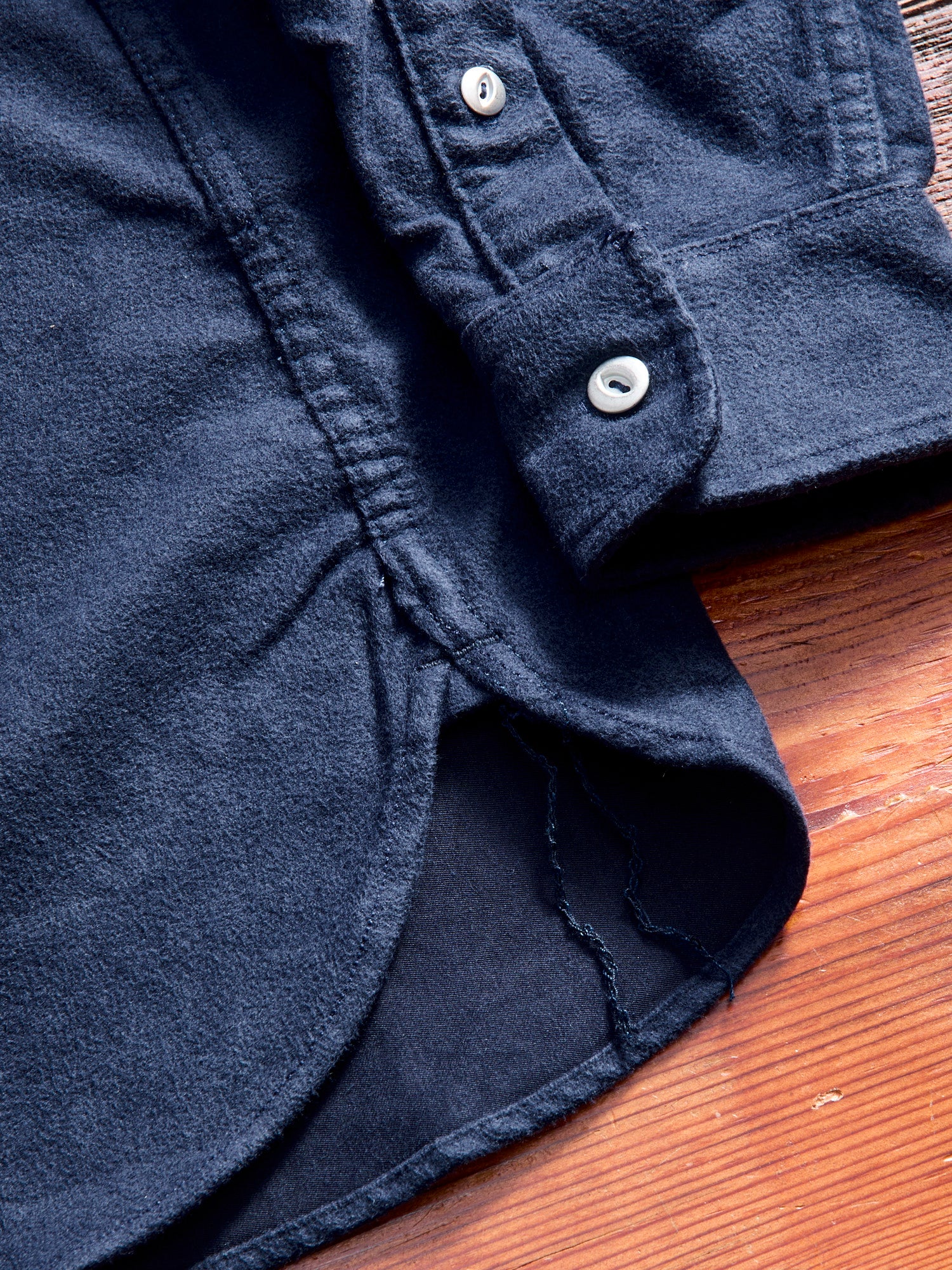 Scout Shirt in Navy Moleskin - Image 9