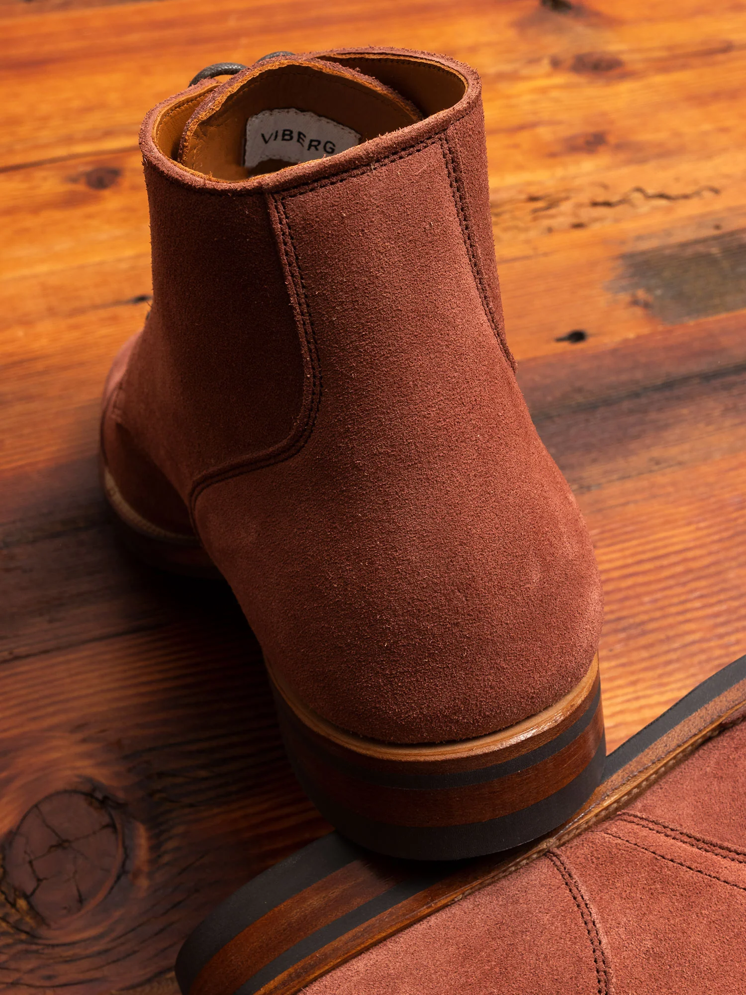 Service Boot 2030 in Sweet Potato Eco Veg Suede - Image 8