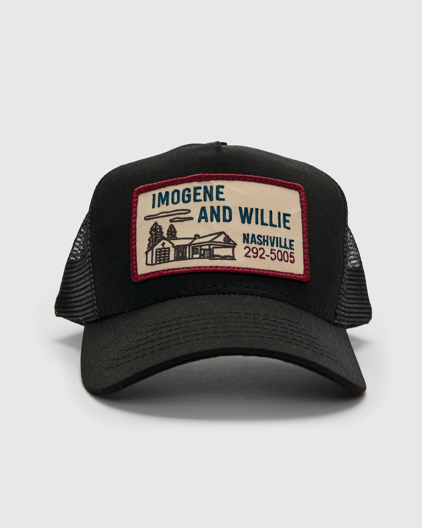 Service Station Trucker Cap in Black - Image 2