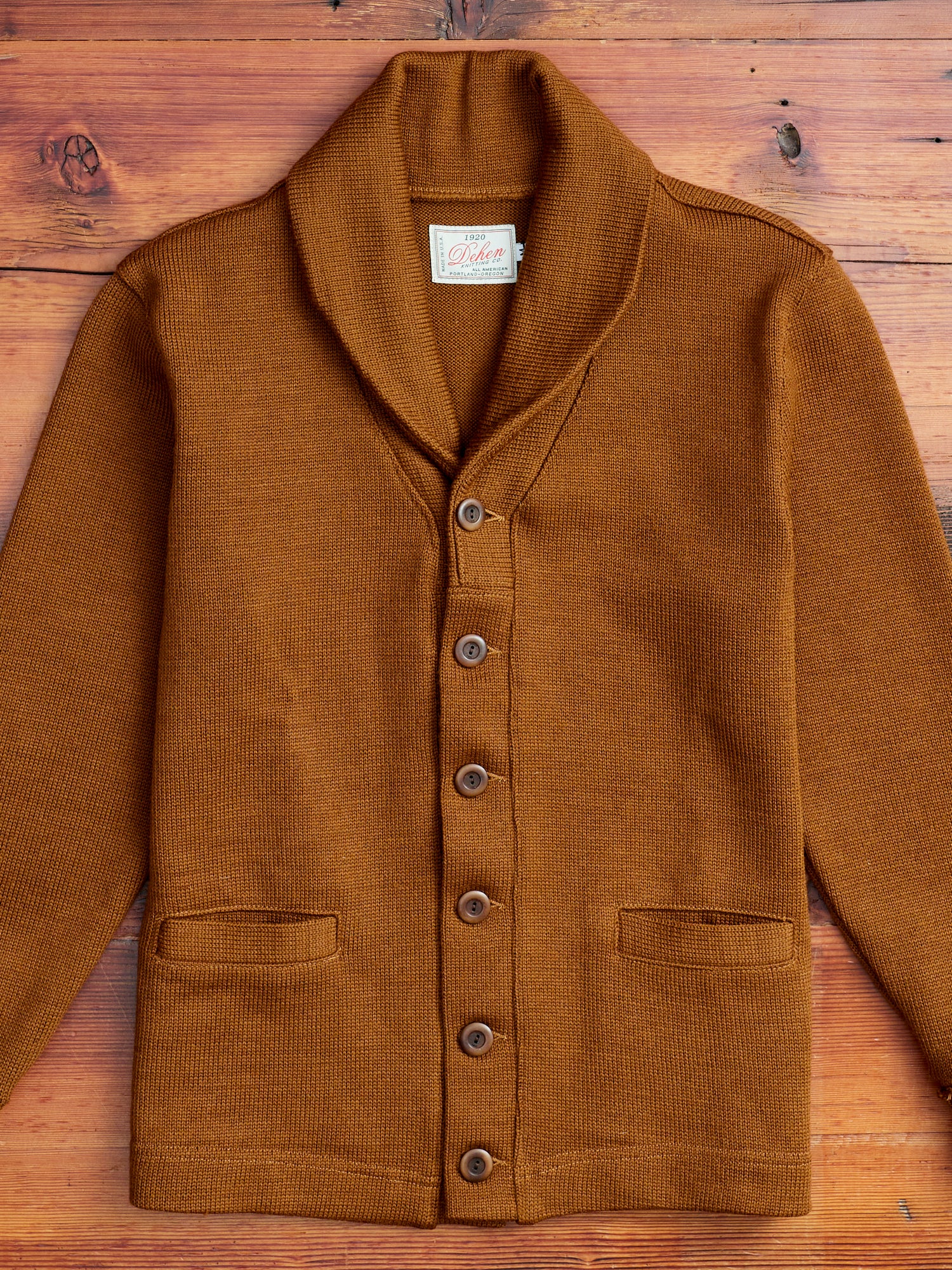 Shawl Sweater Coat in Whiskey