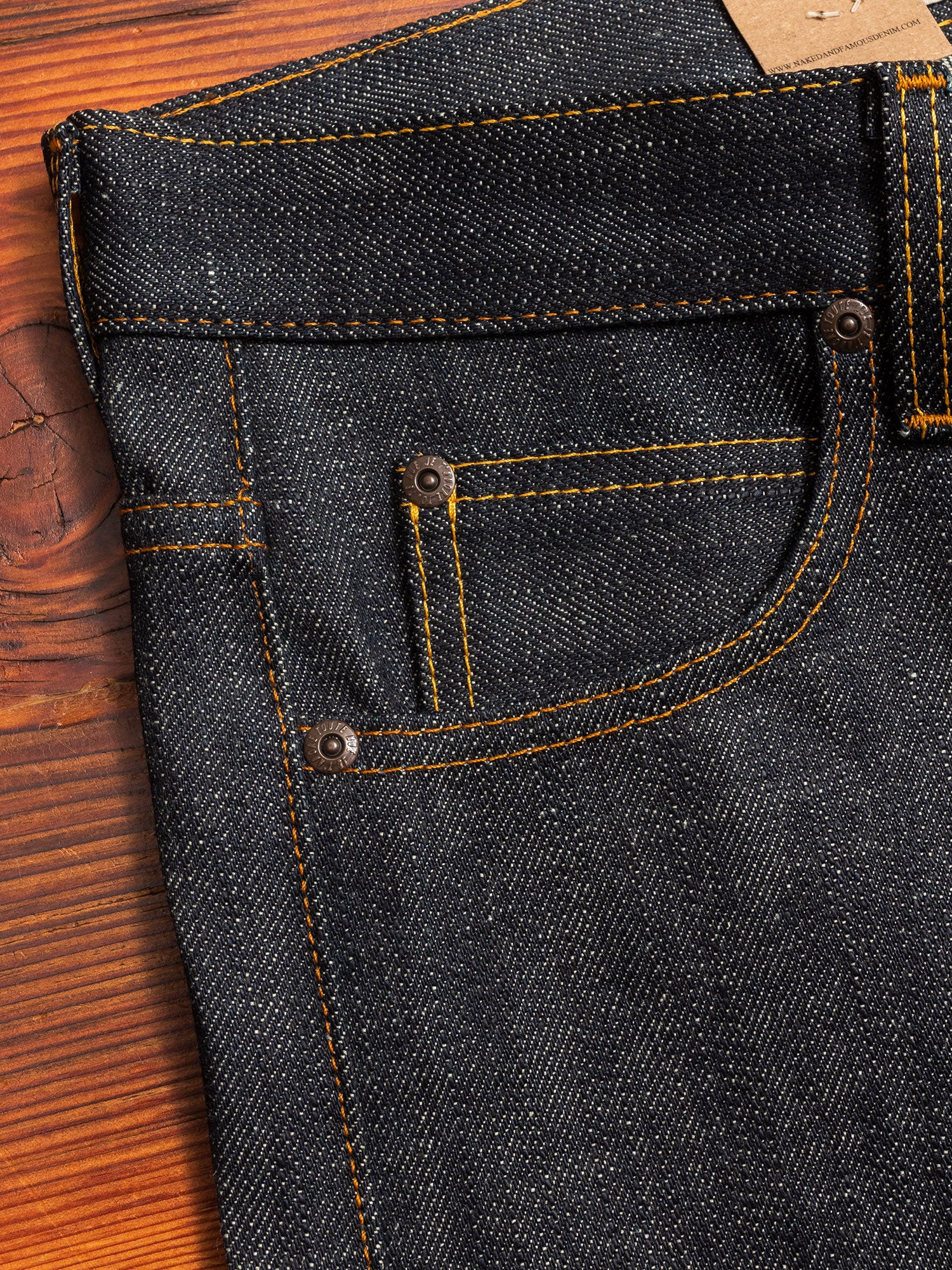 "Sidewinder" 15.5oz Slub Selvedge Denim - Super Guy Fit - Image 5