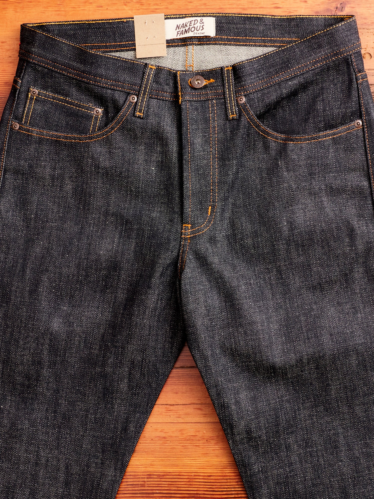 "Sidewinder" 15.5oz Slub Selvedge Denim - Weird Guy Fit - Image 4