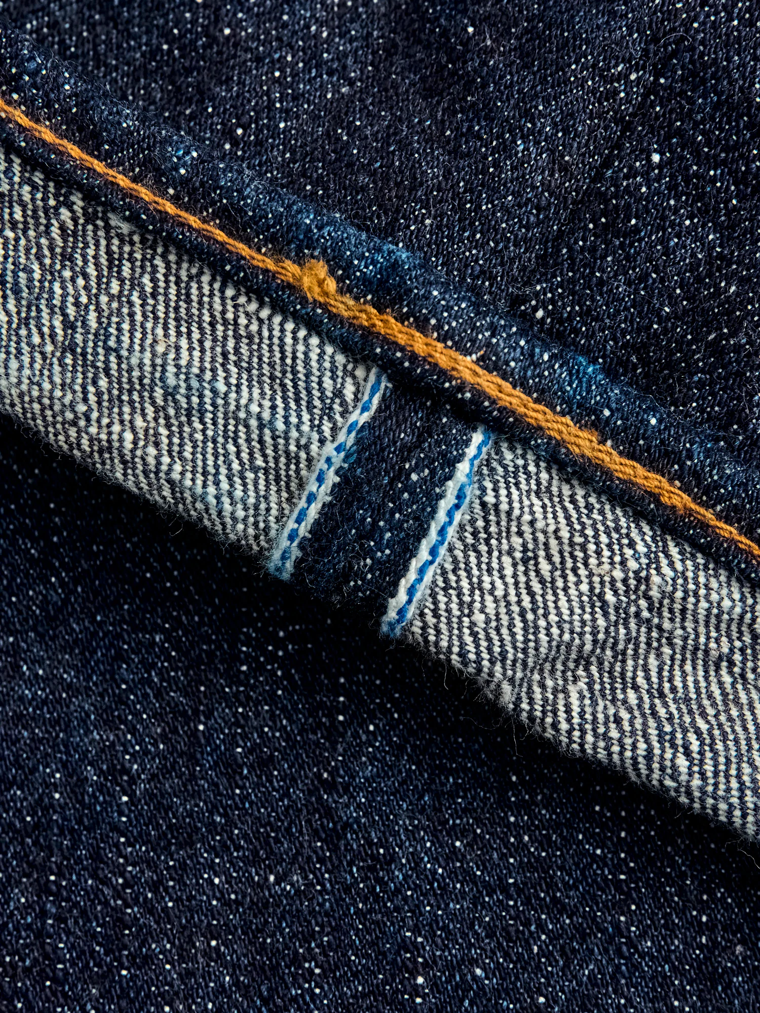 SLB-003 16.5oz Rinsed Selvedge Denim - Regular Straight Fit - Image 11