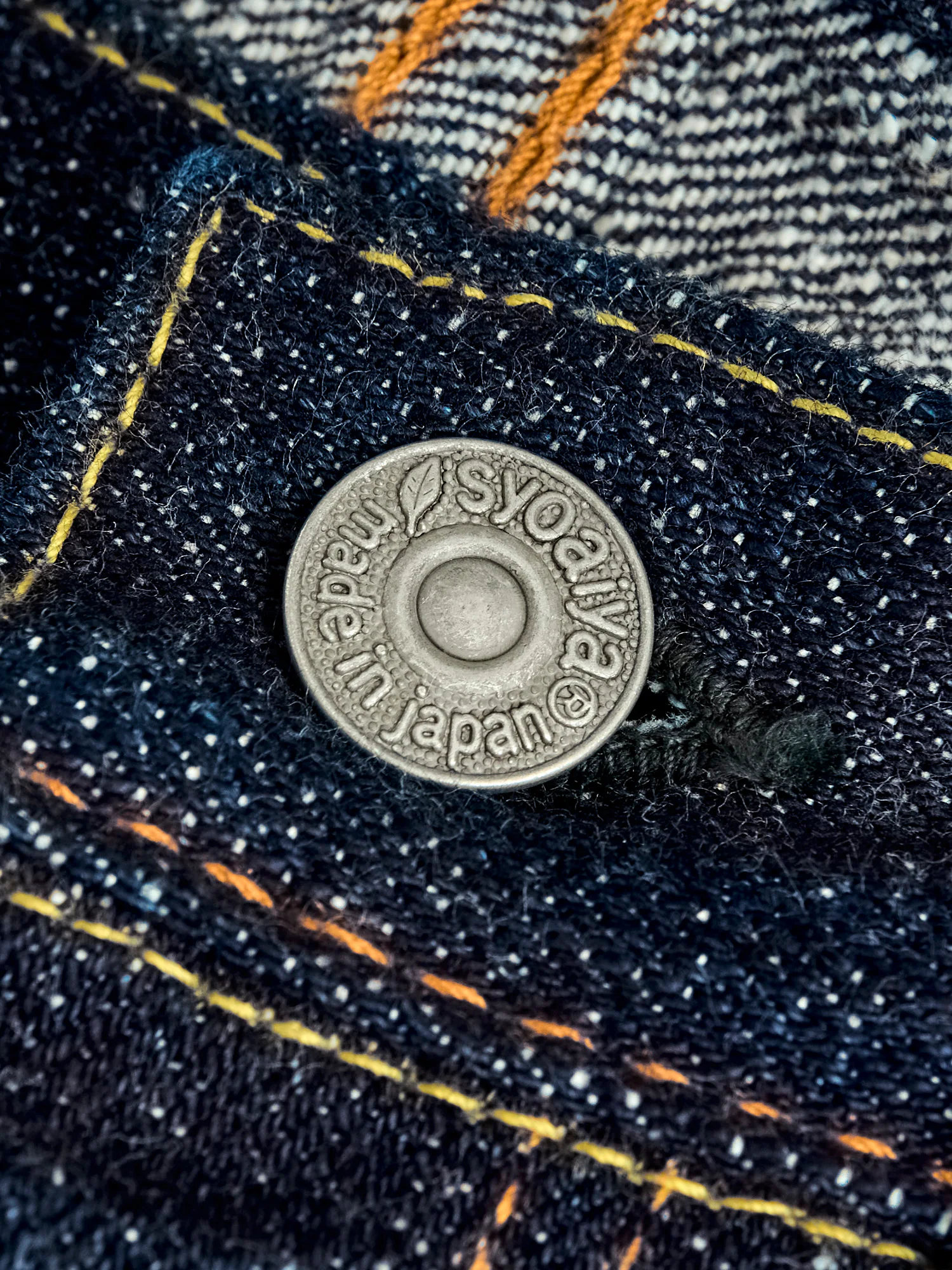SLB-003 16.5oz Rinsed Selvedge Denim - Regular Straight Fit - Image 8