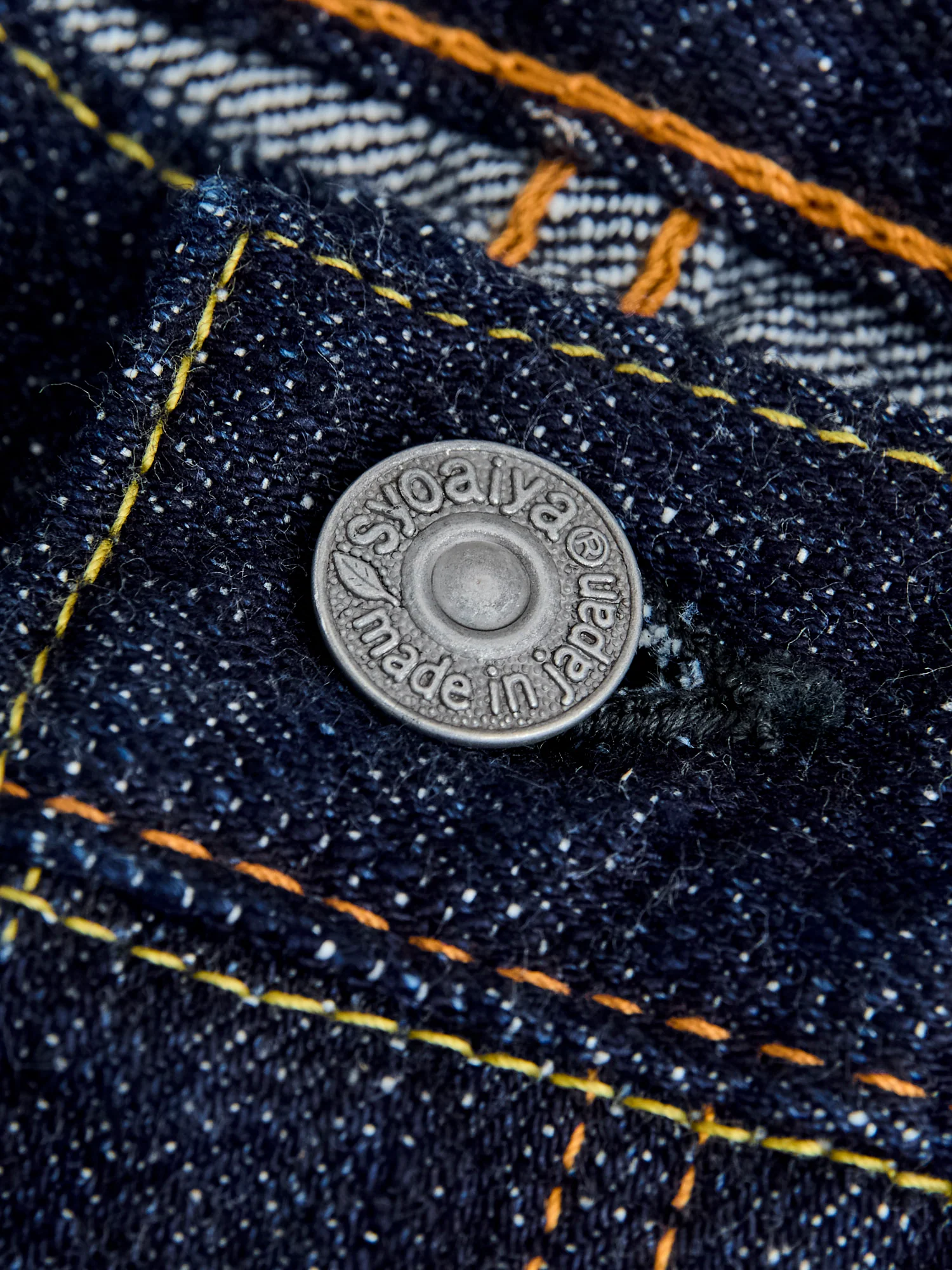 SLB-005 16.5oz Rinsed Selvedge Denim - Slim Straight Fit - Image 8