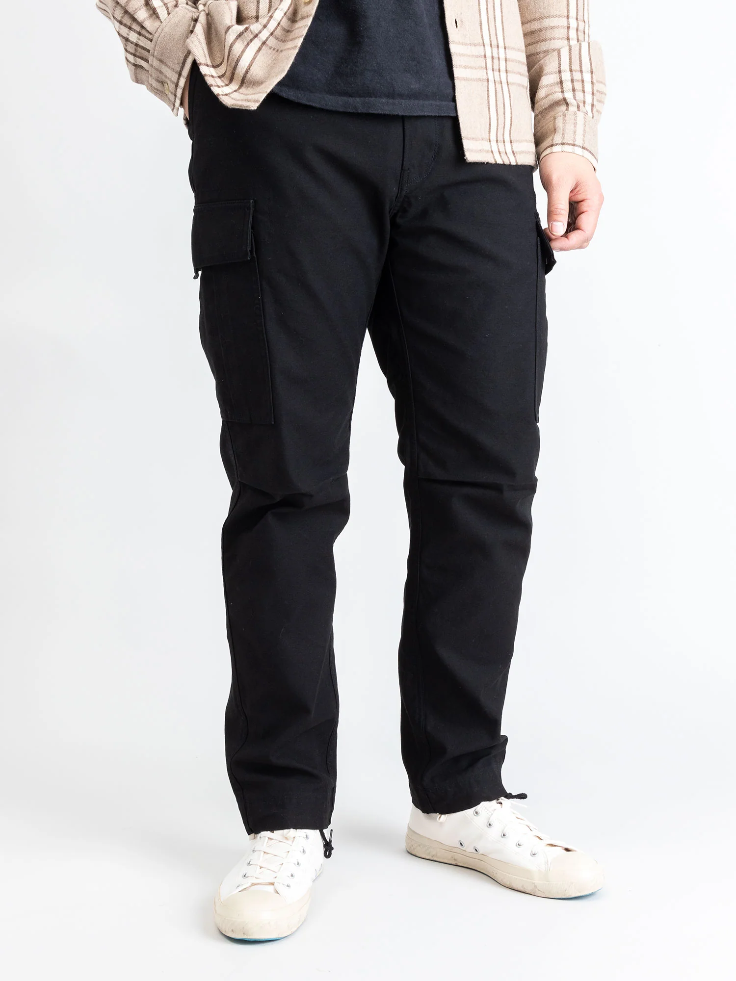 Slim Fit Field Pants in Black - Image 2