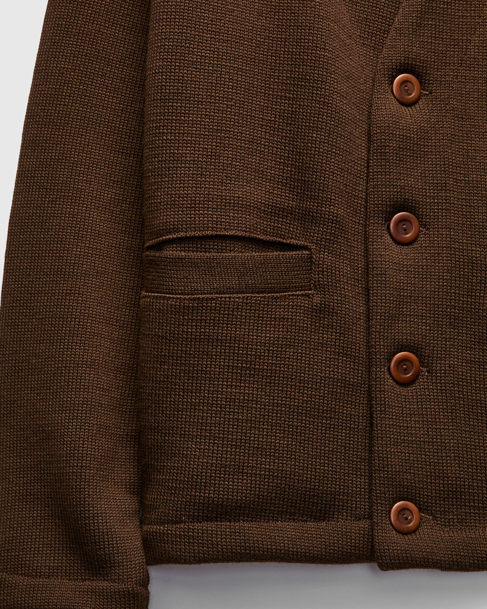 Slouchy Cardigan in Brown - Image 5