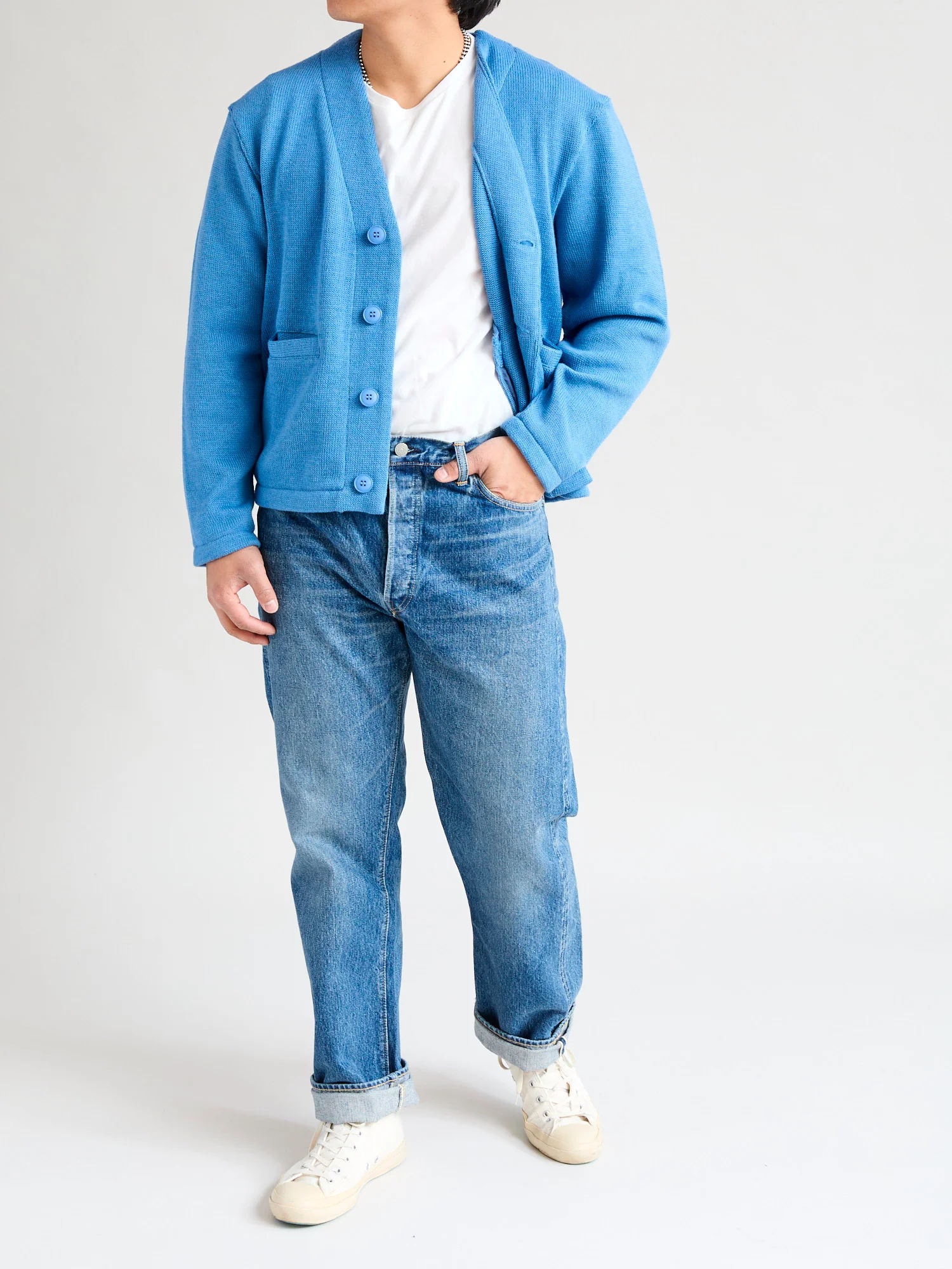 Slouchy Cardigan in Columbia - Image 10