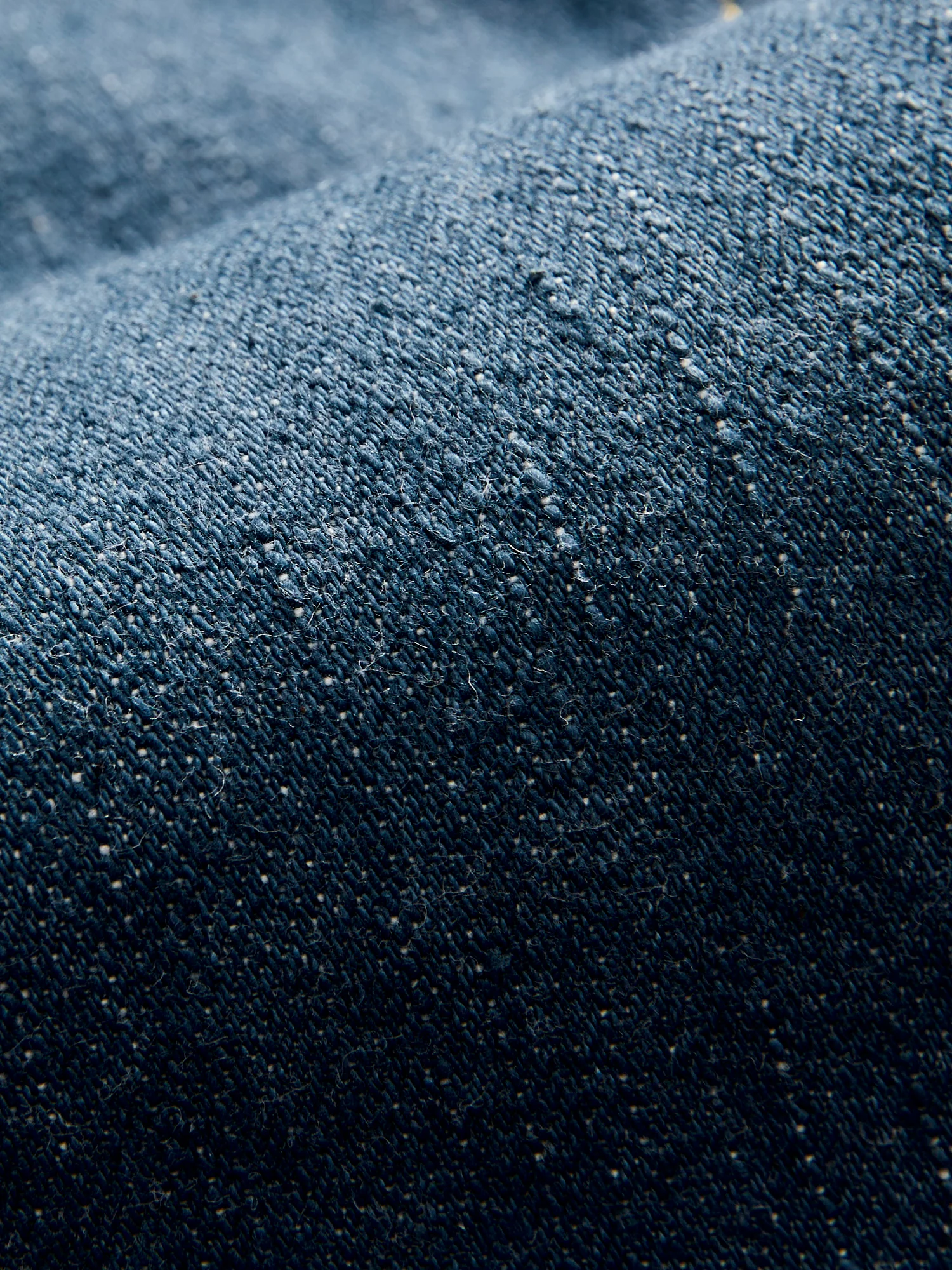 SMBL-019 "Smokey Blue" 14oz Rinsed Selvedge Denim - Relaxed Tapered Fit - Image 11