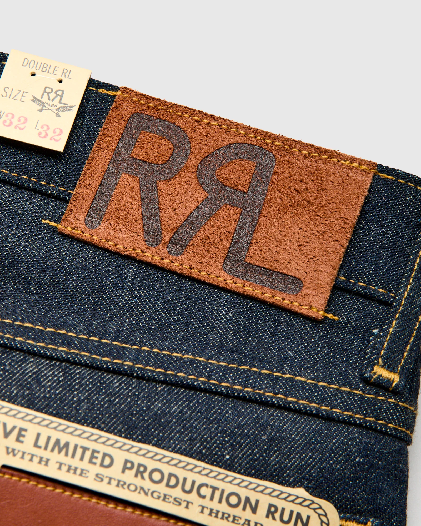 "Somerset" 14.25oz Roughout Selvedge Denim - High Slim Fit - Image 10