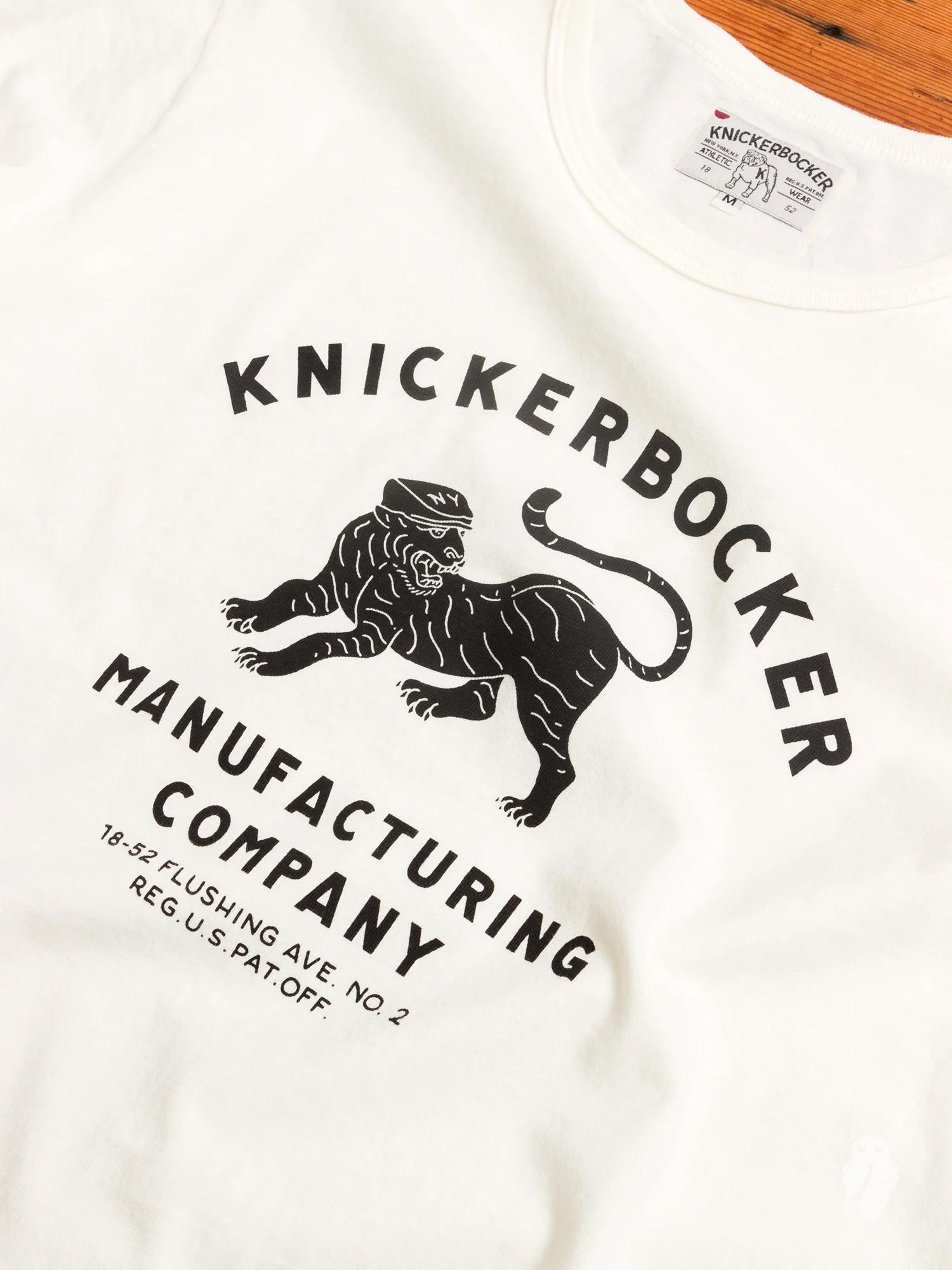 Souvenir Tube Knit T-Shirt in White - Image 2