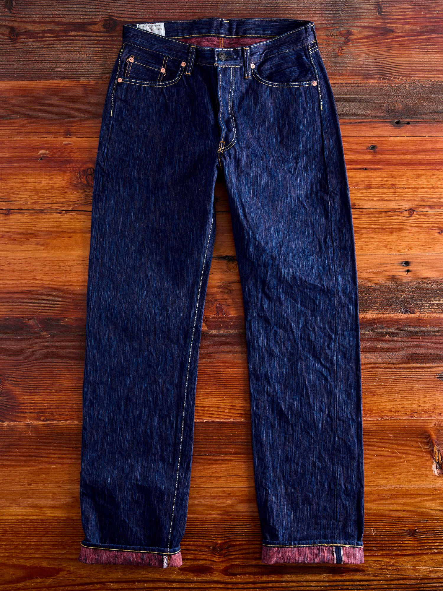 SP-084S "Tokushima Hinode-Awa Shoai" 45th Anniversary 15oz Selvedge Denim - Regular Straight Fit