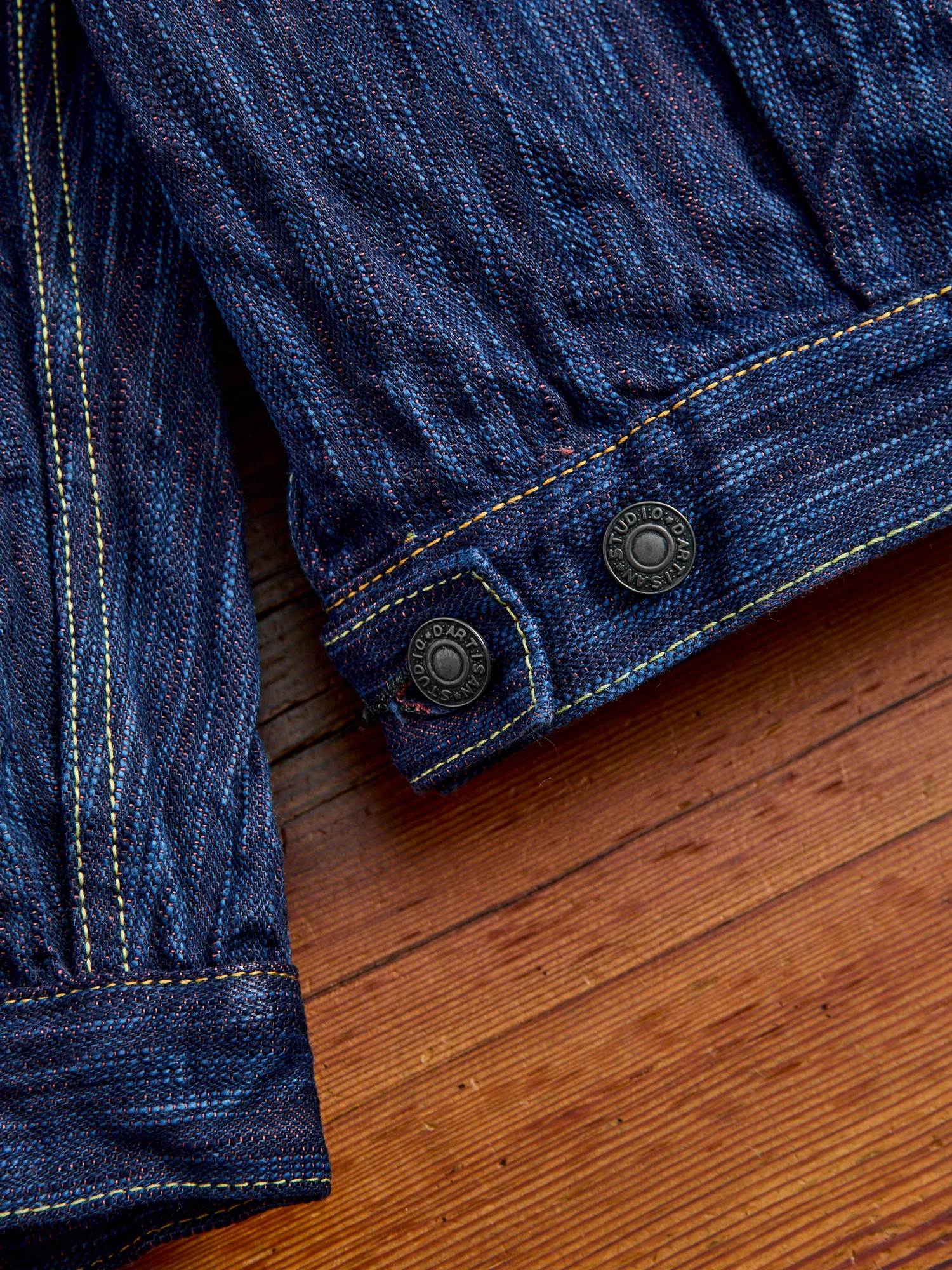 SP-088 "Tokushima Hinode-Awa Shoai" 45th Anniversary 15oz Selvedge Denim Type-2 Jacket in Indigo - Image 11
