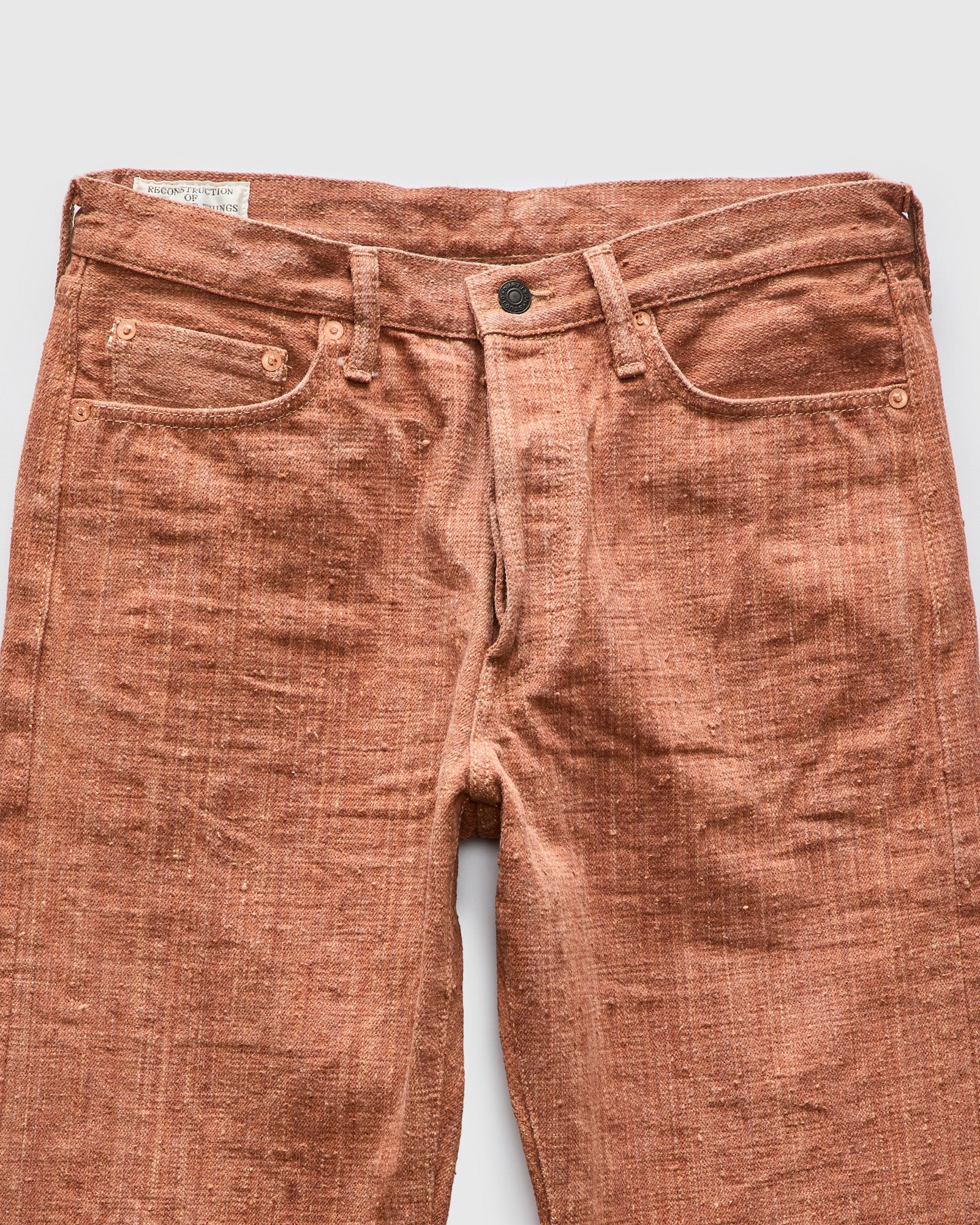 SP-110S "Kaki-Kyoku" 45th Anniversary 16oz Kakishibu Selvedge Denim - Regular Straight Fit - Image 4