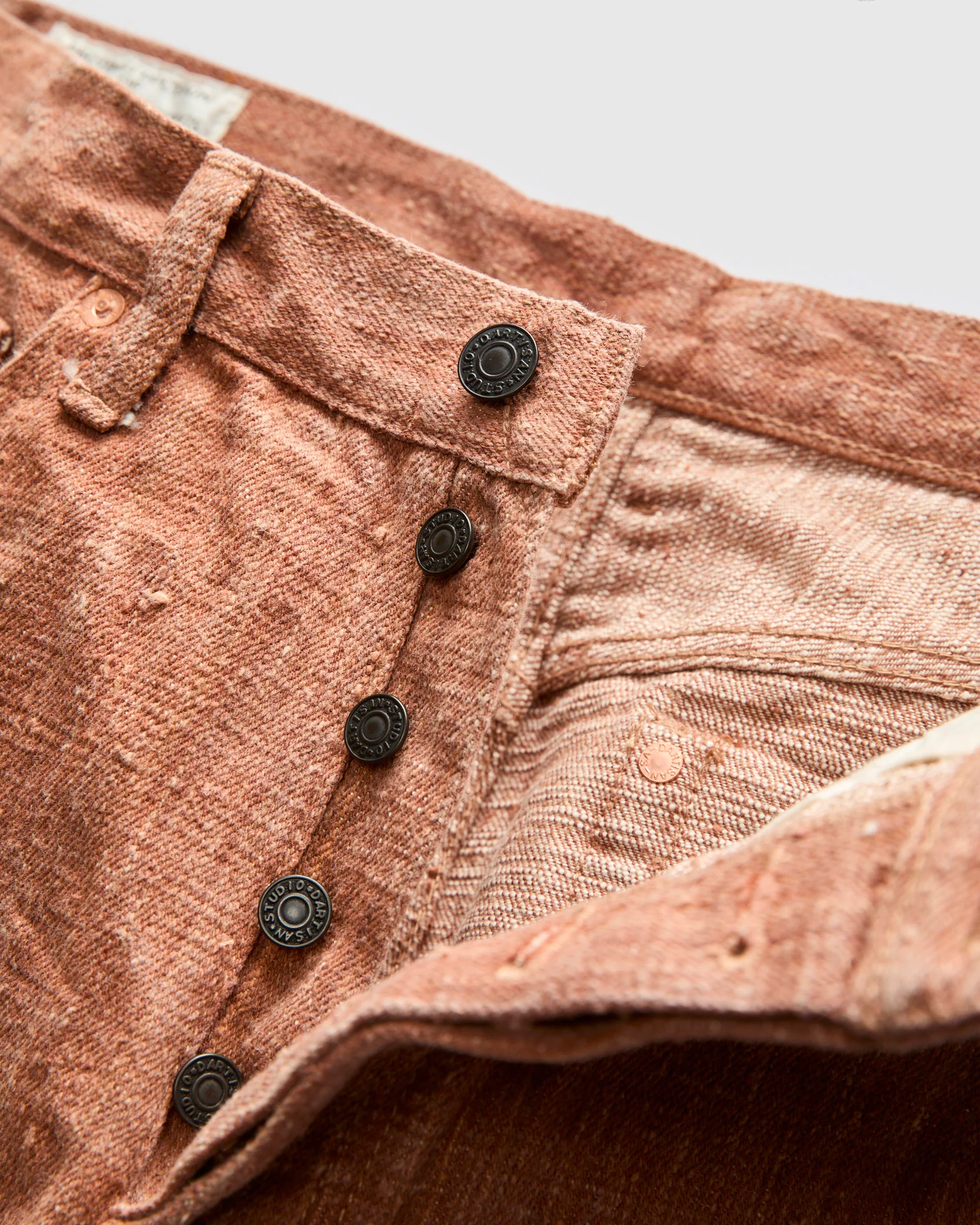 SP-110S "Kaki-Kyoku" 45th Anniversary 16oz Kakishibu Selvedge Denim - Regular Straight Fit - Image 6