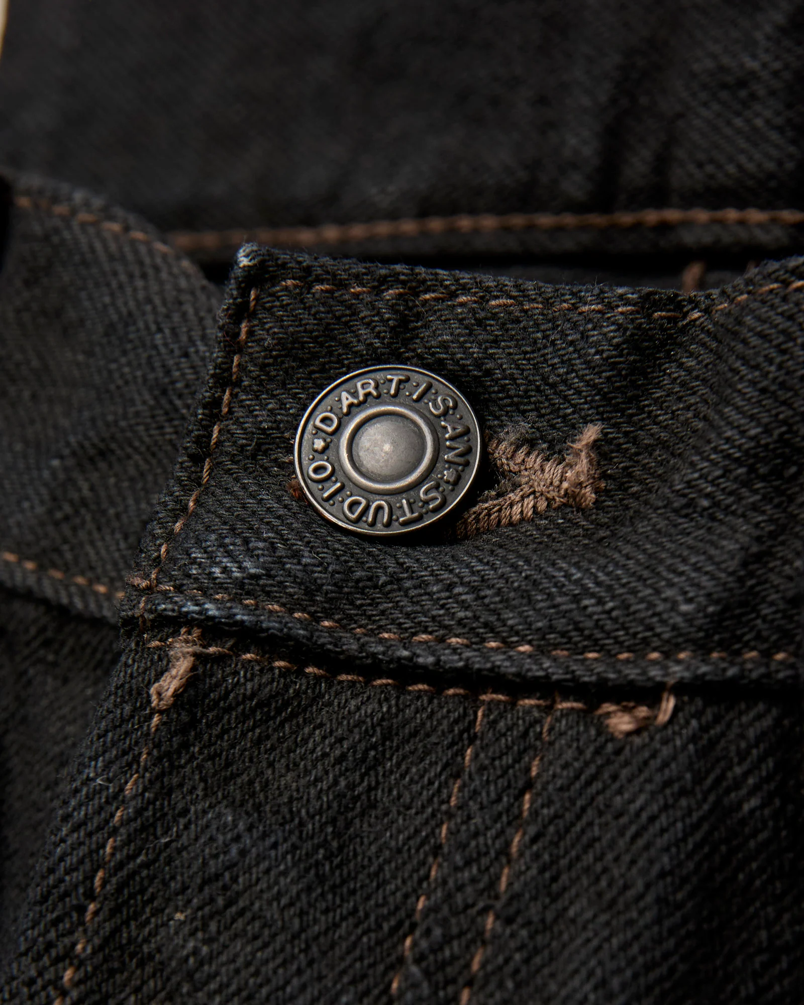 SP-120S "Amami Dorozome" 45th Anniversary 18oz Indigo Mud Dye Selvedge Denim - Regular Straight Fit - Image 9