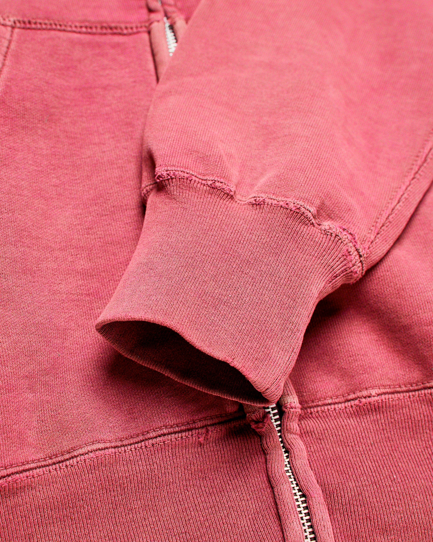 Special Finish Zip Hoodie in Red - Image 7