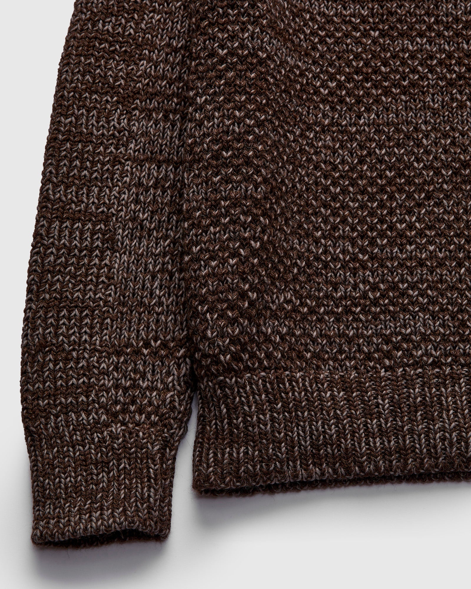 Spencer Thermal in Brown Alpaca/Walnut Cotton - Image 5