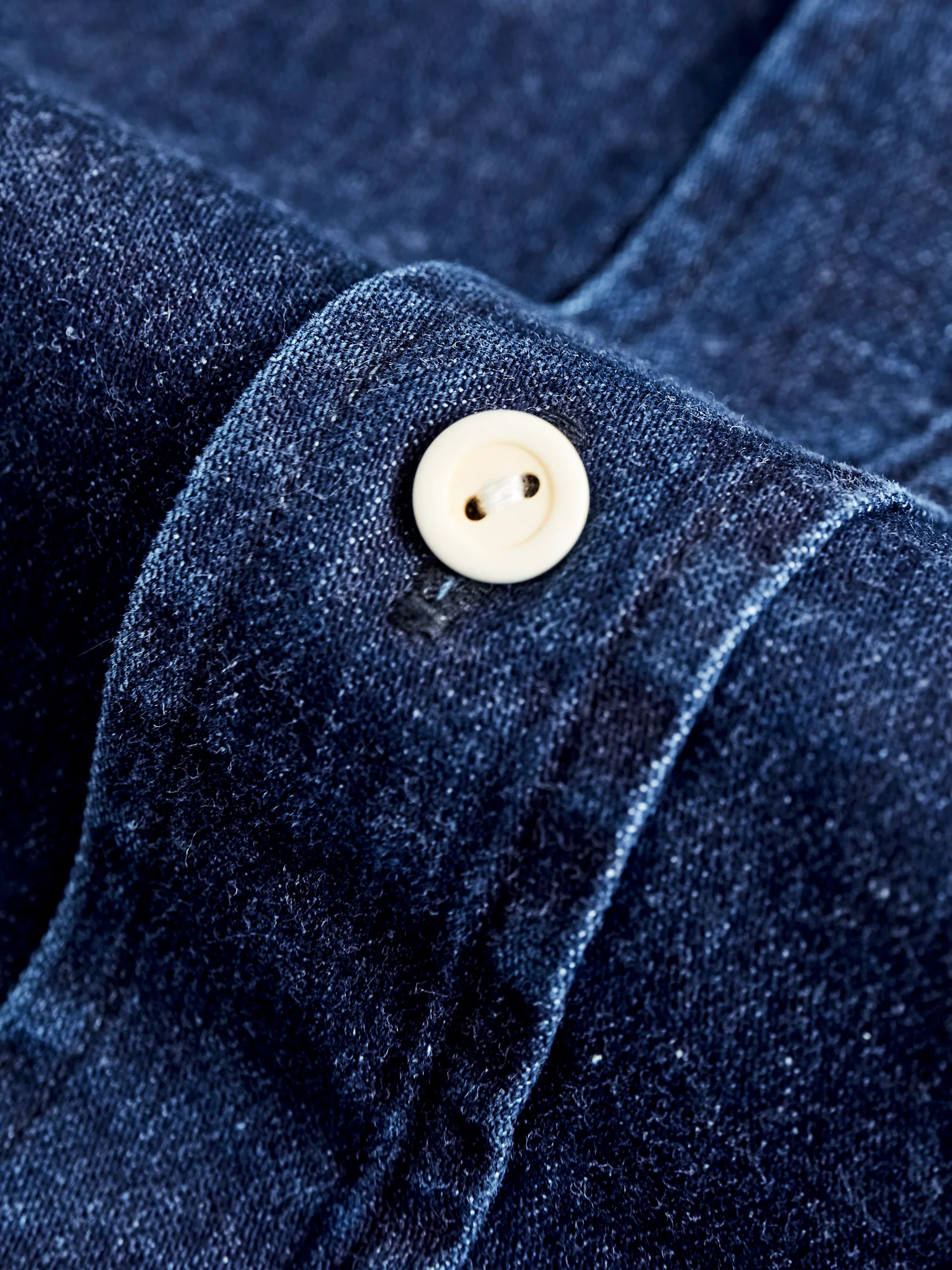 SS Pioneer Shirt One Wash in DMGD Indigo - Image 6