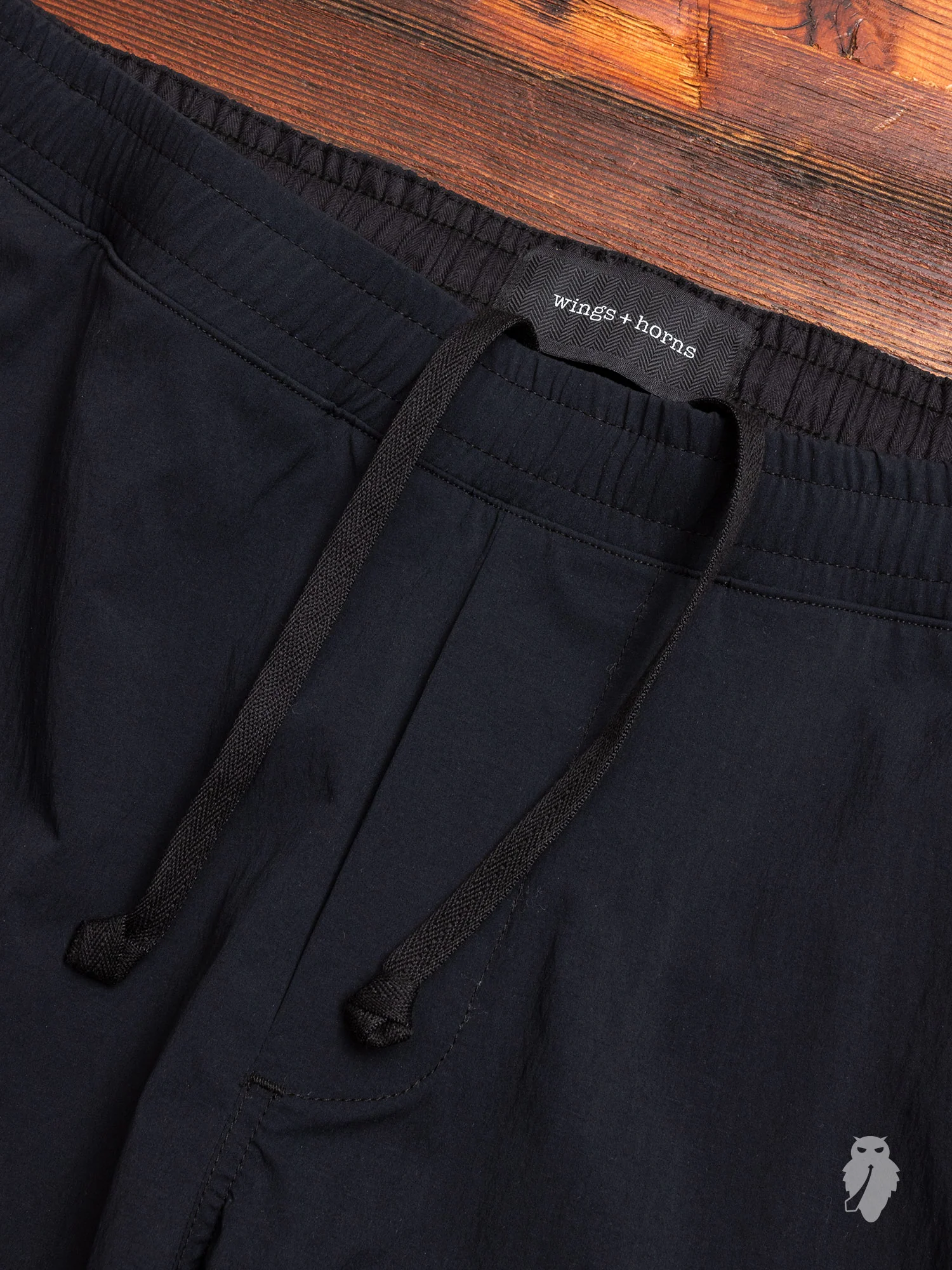 Stretch Nylon Pant in Black - Image 4