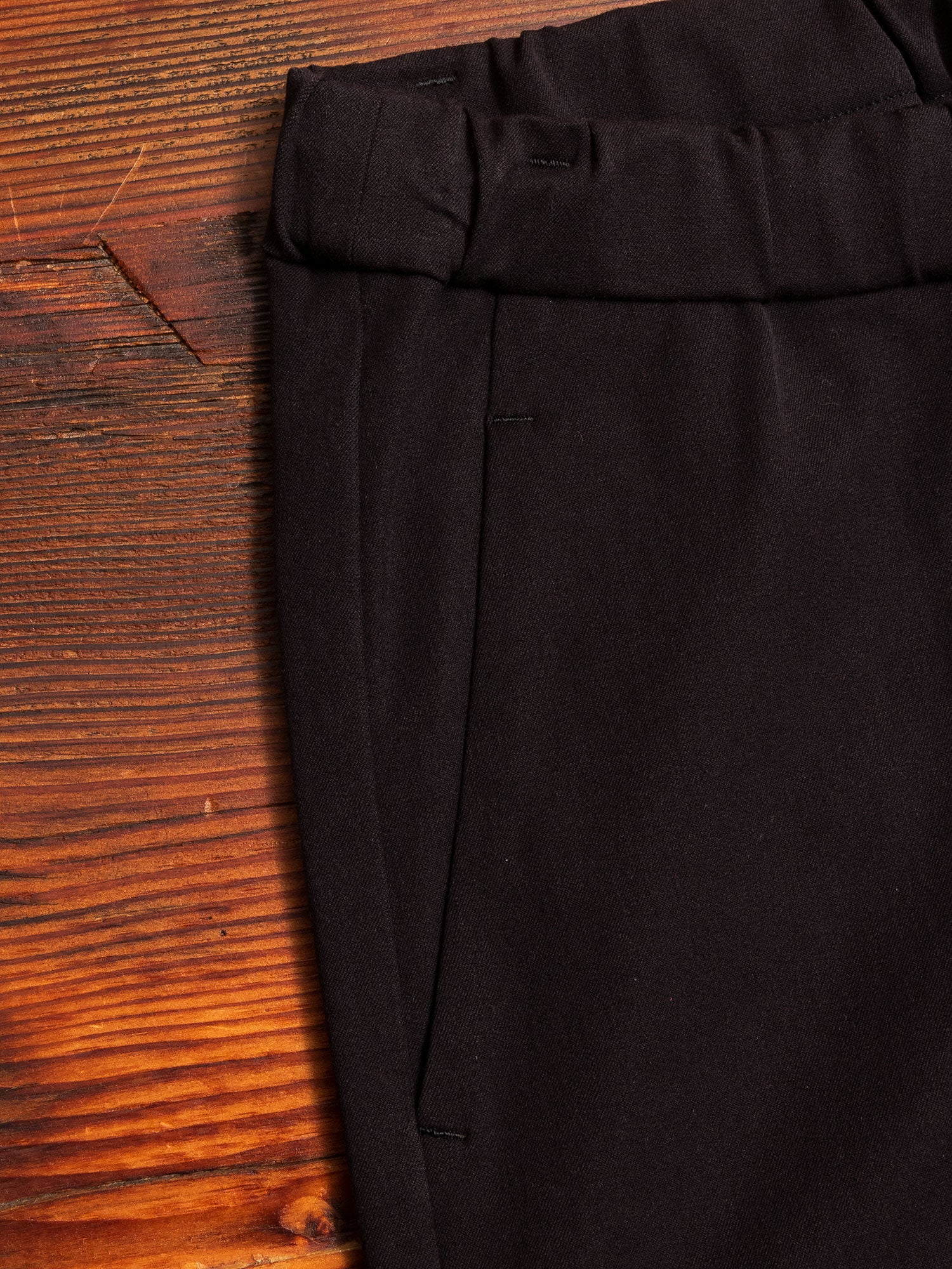 Stretch Twill Biker Pants in Black - Image 4
