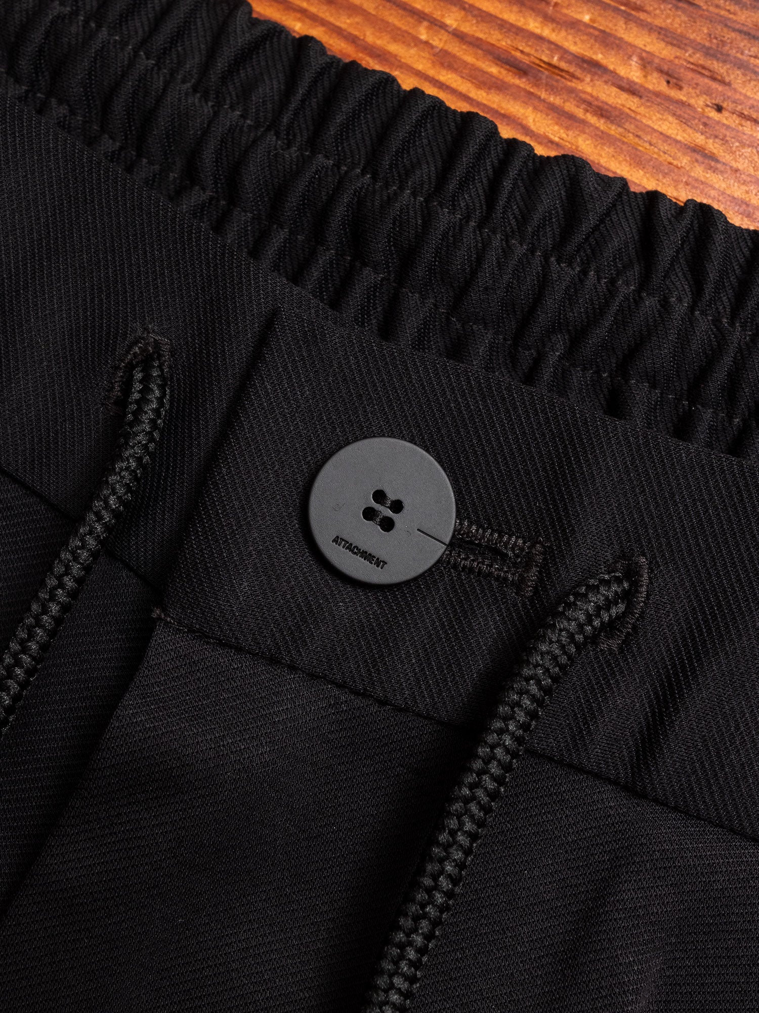 Stretch Twill Sarouel Pants in Black - Image 4