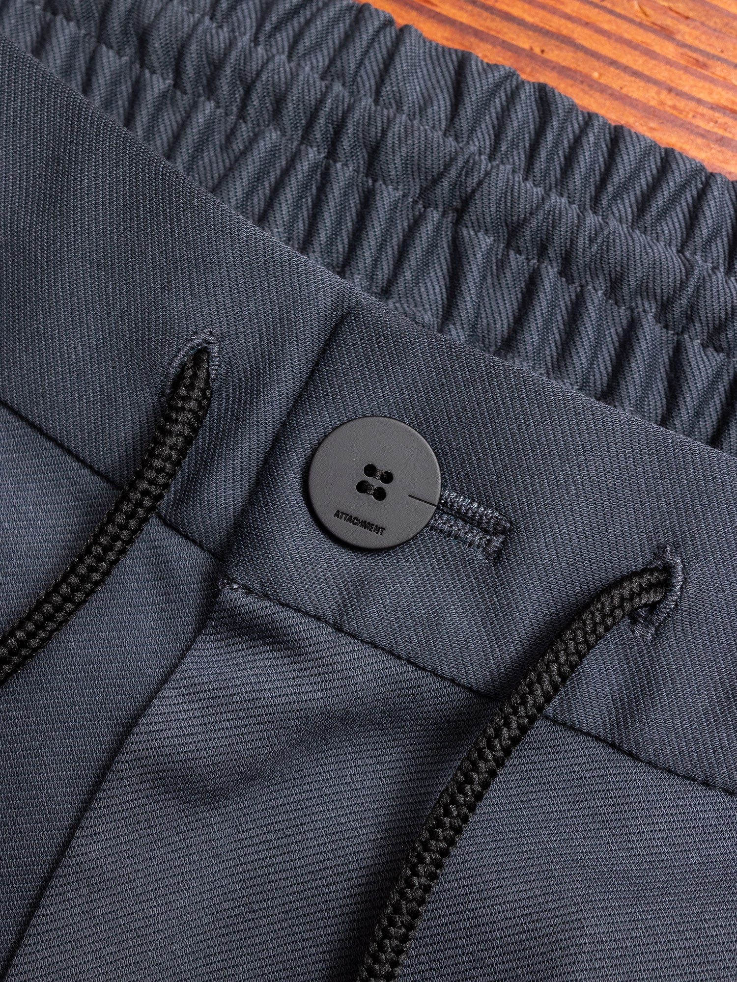 Stretch Twill Sarouel Pants in Steel Grey - Image 4