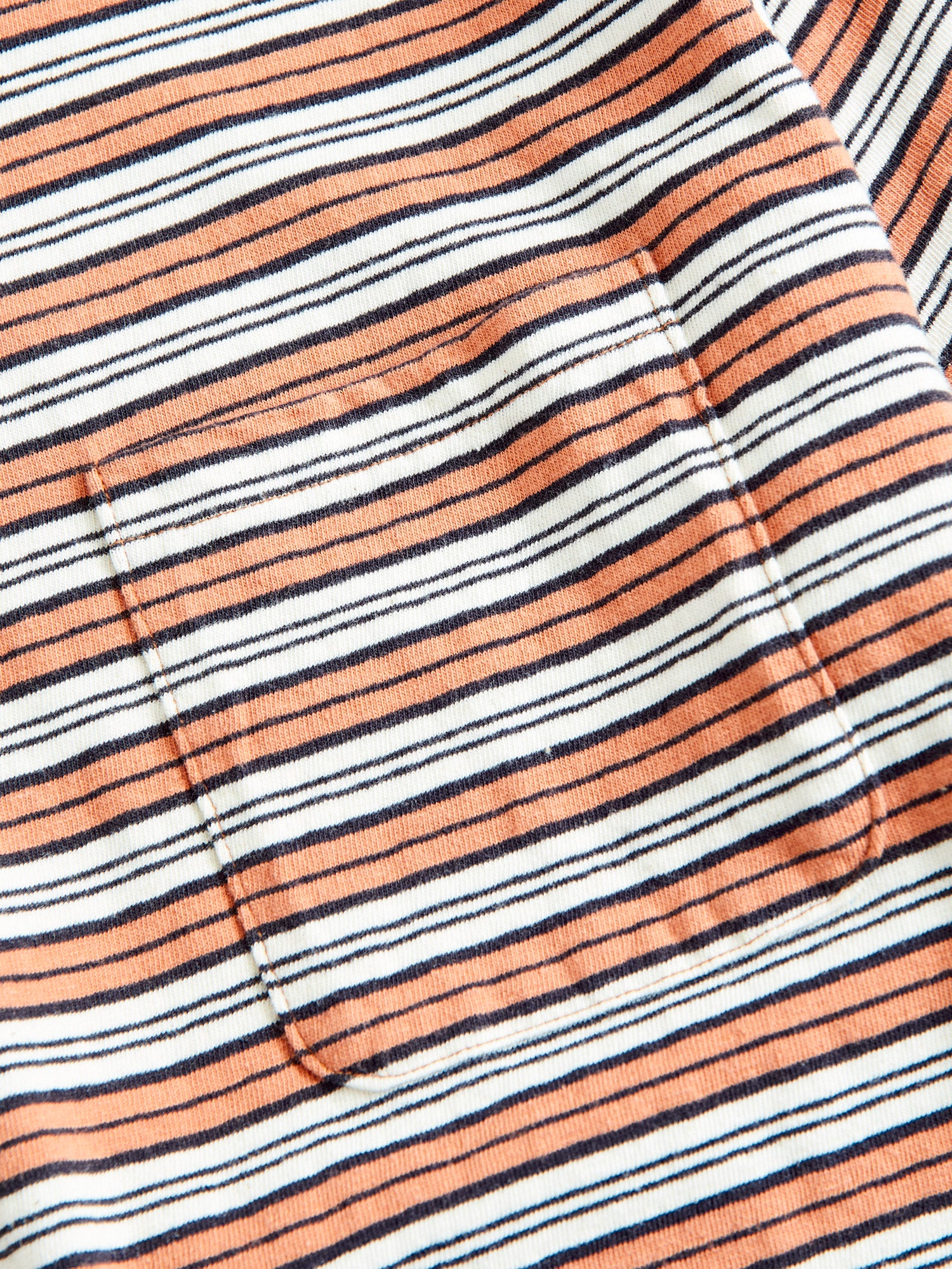 Stripe T-Shirt in Orange - Image 4