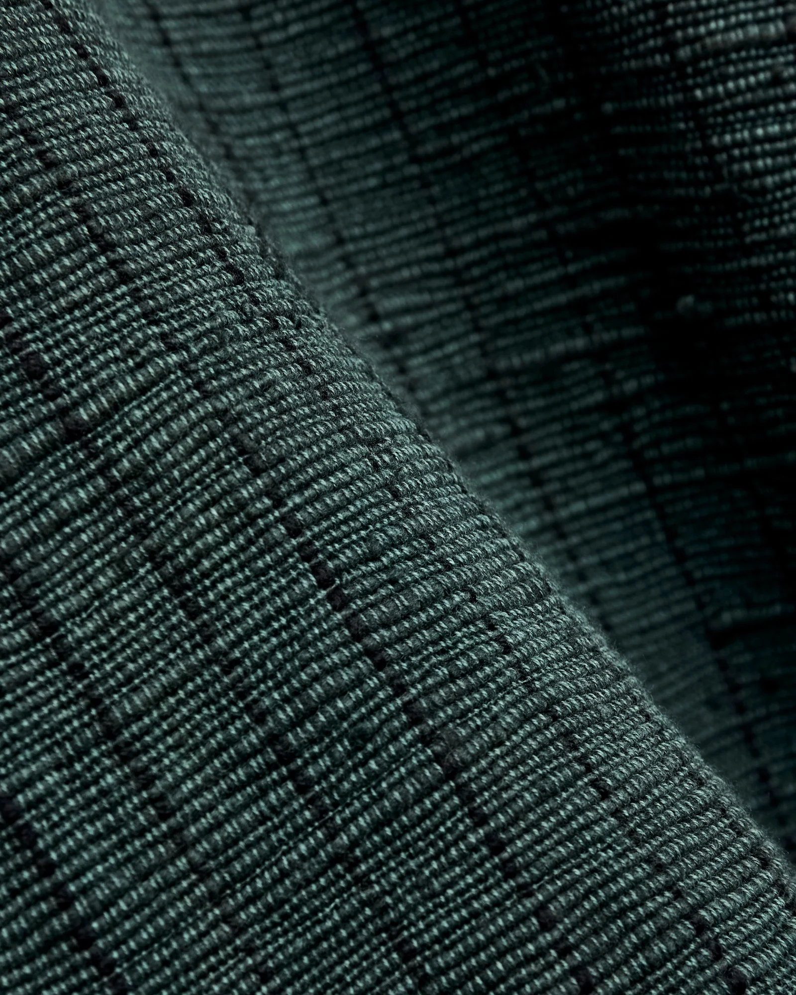 Study Jacket in Midnight Teal/Iron Black Ticking Stripe - Image 7