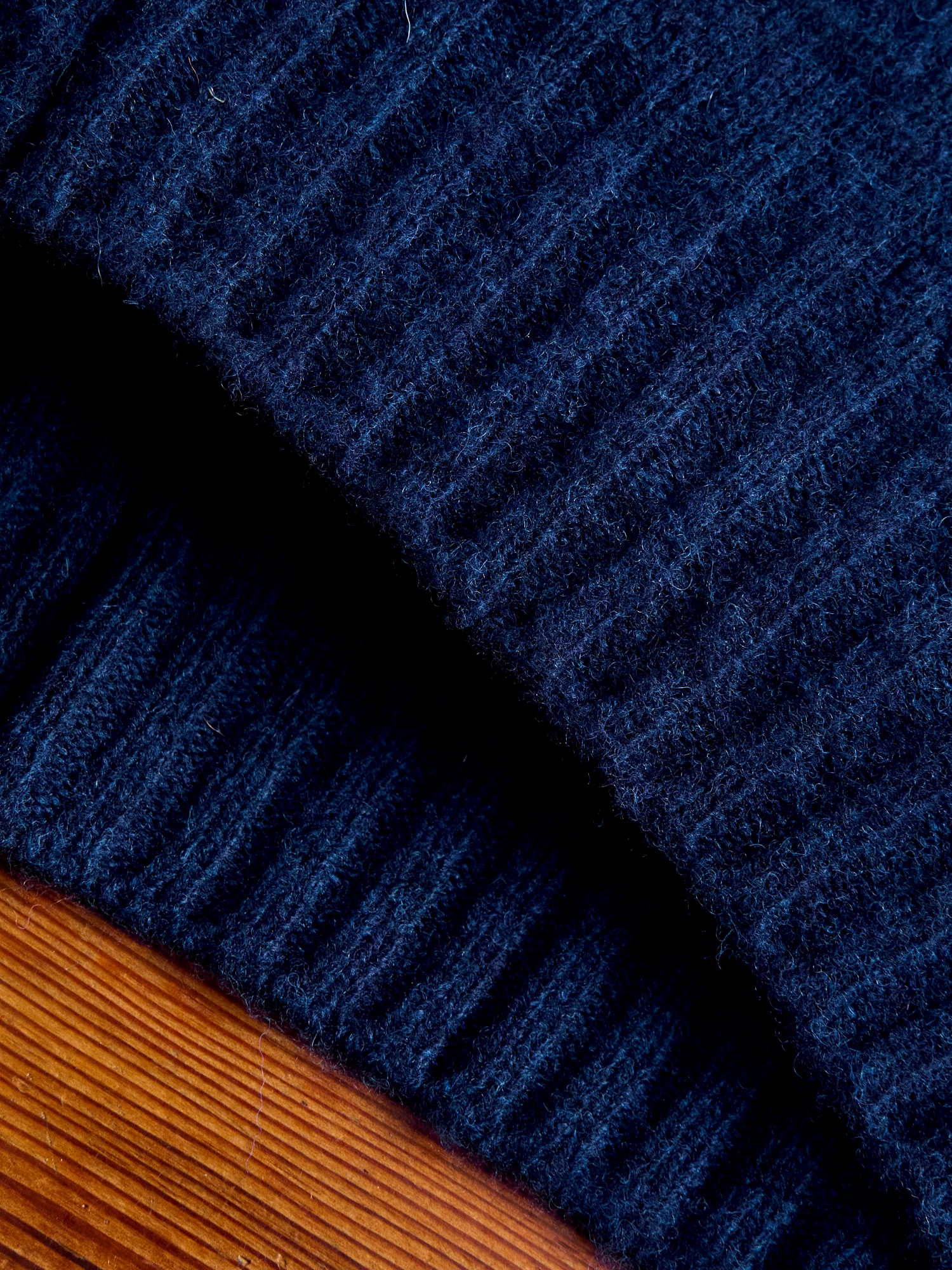 "Sylvester" Wool Turtleneck Sweater in Magic Blue - Image 6