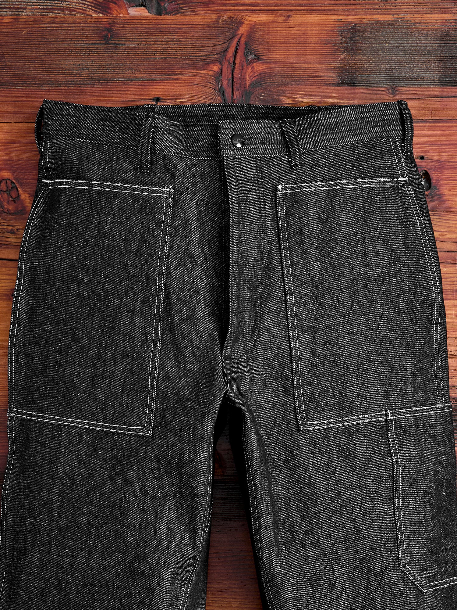 T.P. Landscaper Pants in Black Denim - Image 4