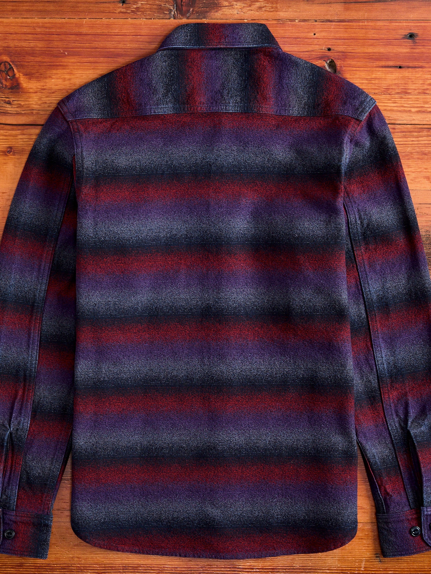 Tasogare Heavyweight Flannel Overshirt in Twilight - Image 8
