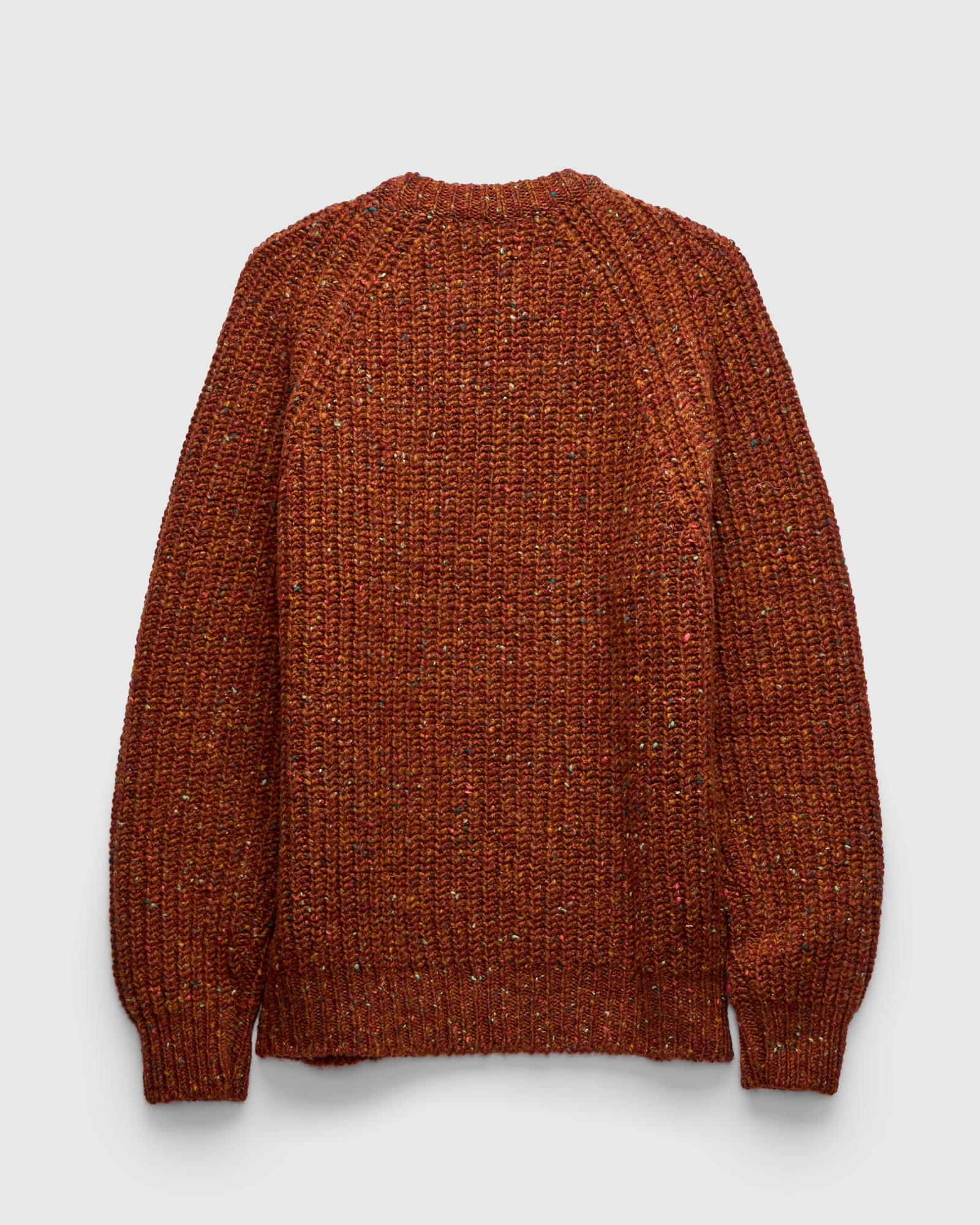 "Taste Of The Future" Wool Knit Sweater in Mars - Image 3