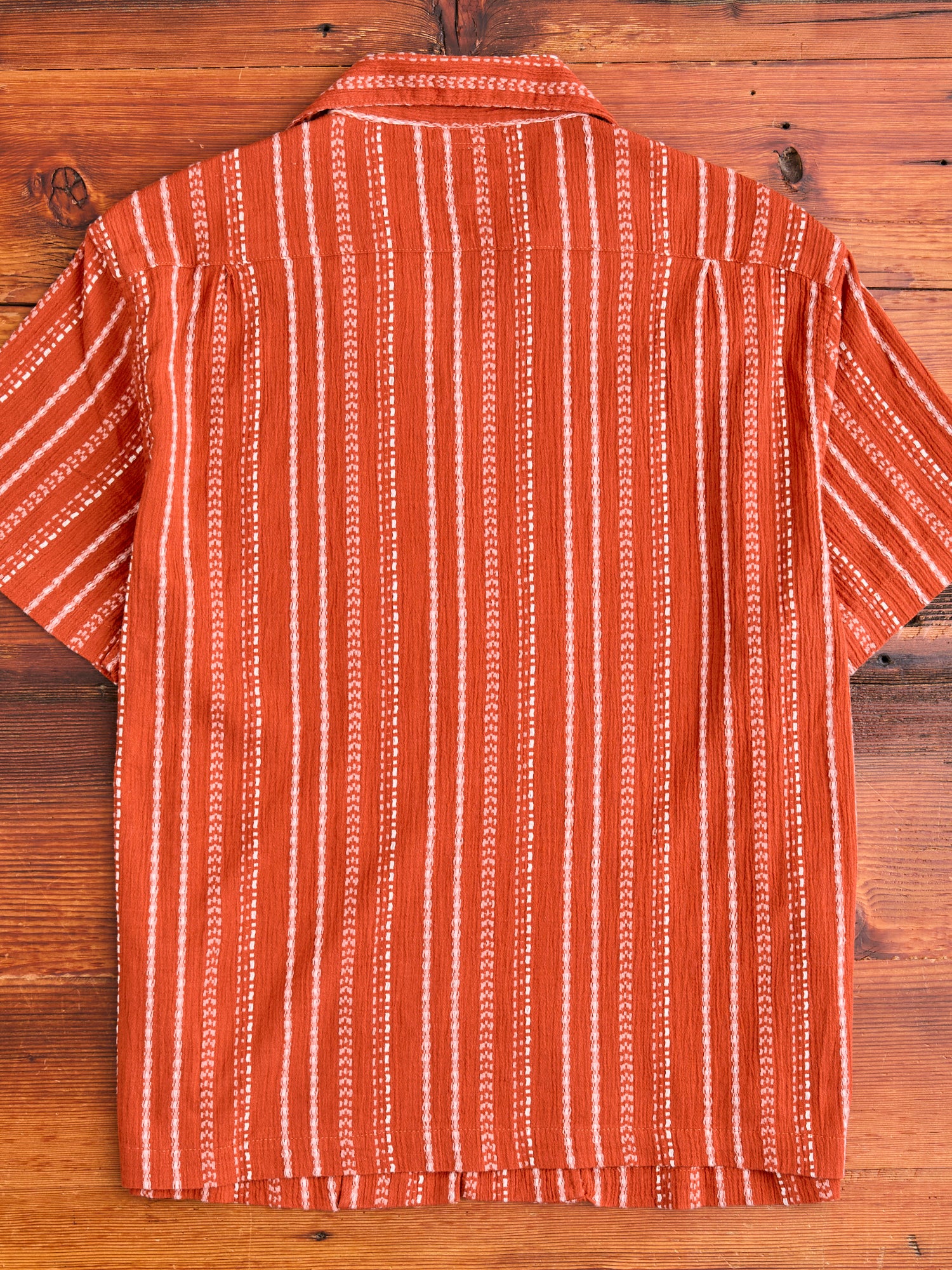 The Wrench Short Sleeve Shirt in Orange Ace - Image 9