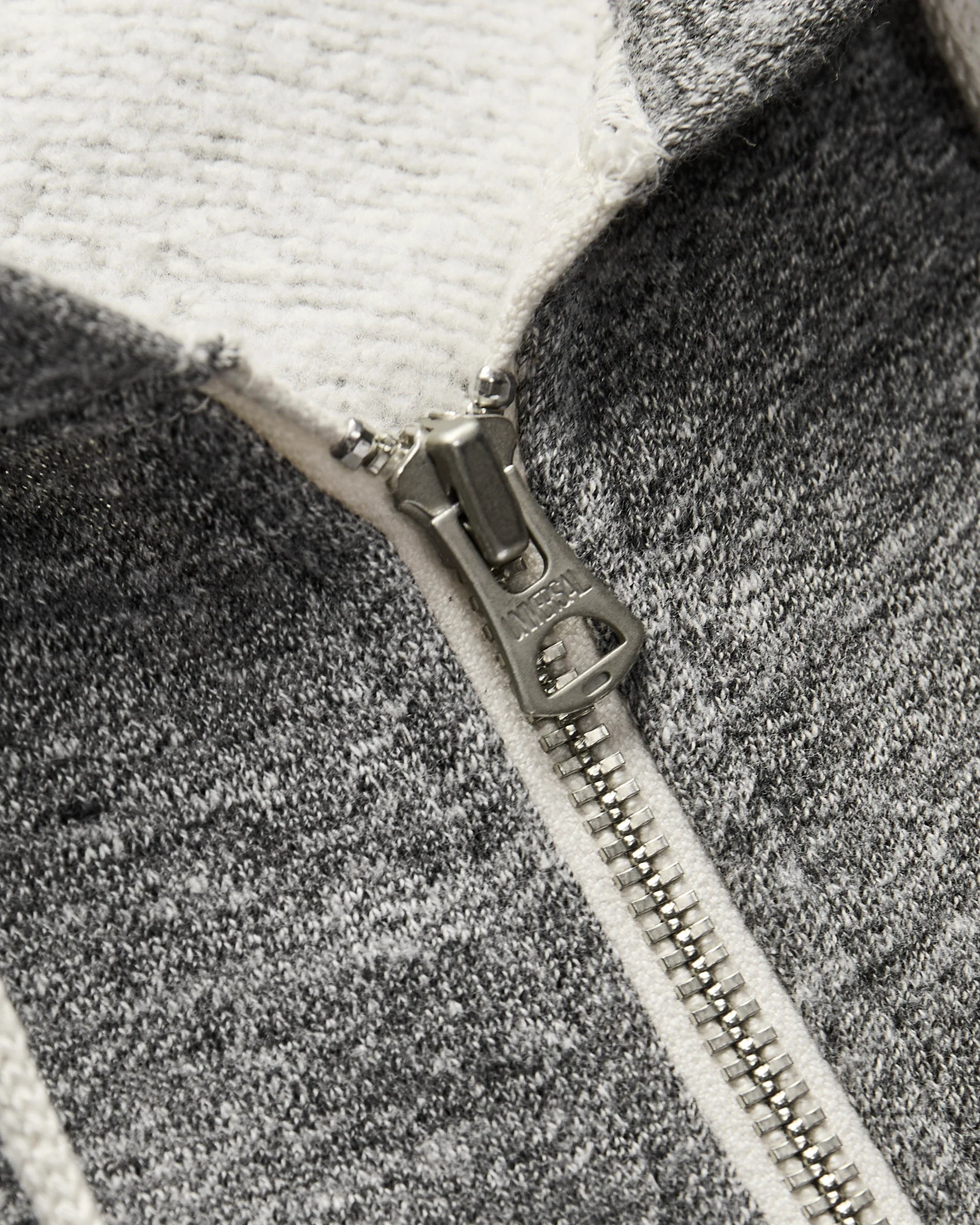Tsuriami Loopwheel Zip Hoodie in Heather Charcoal - Image 5