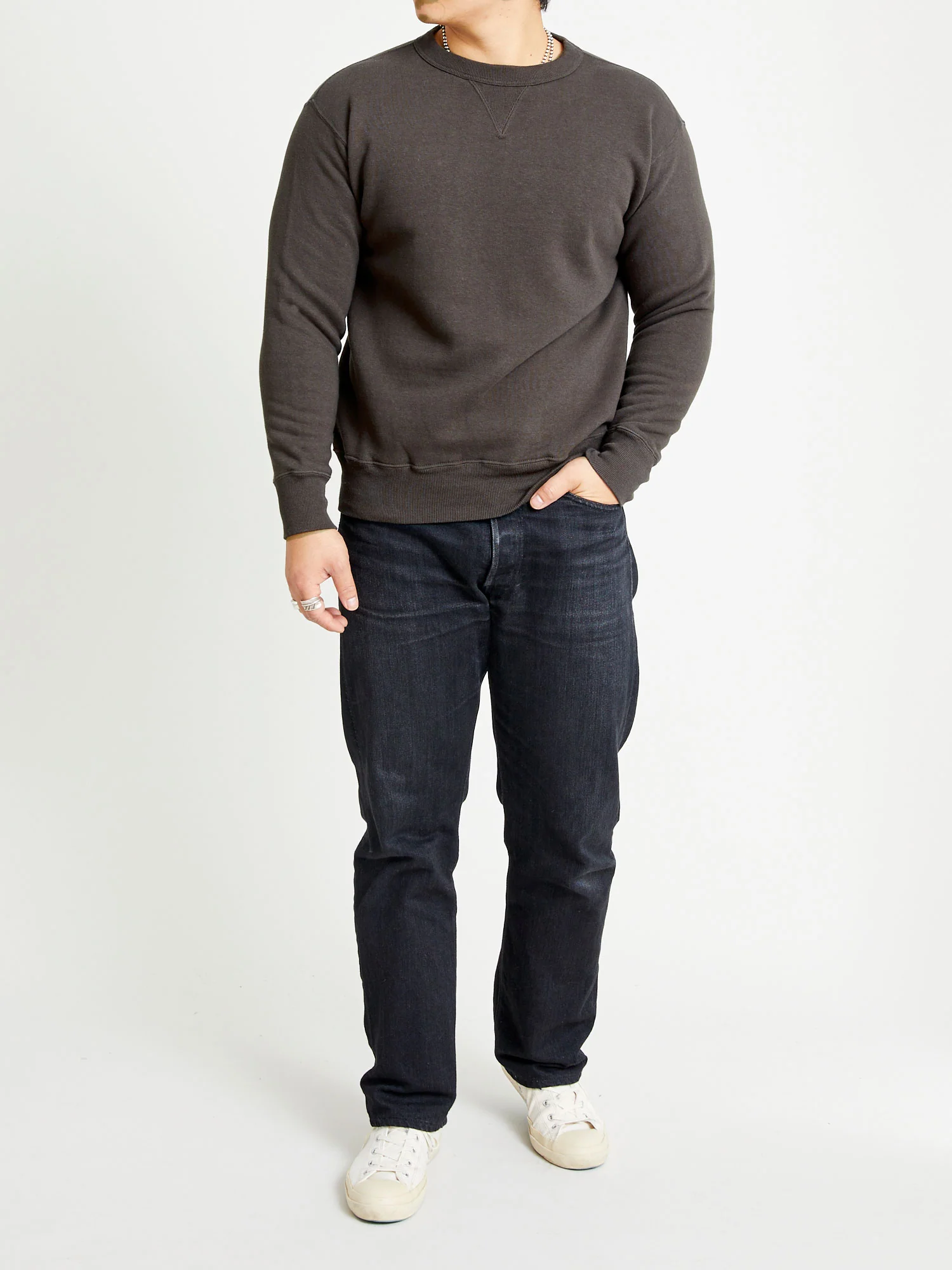Tsuriami Loopwheel Sweatshirt in Sumikuro - Image 9