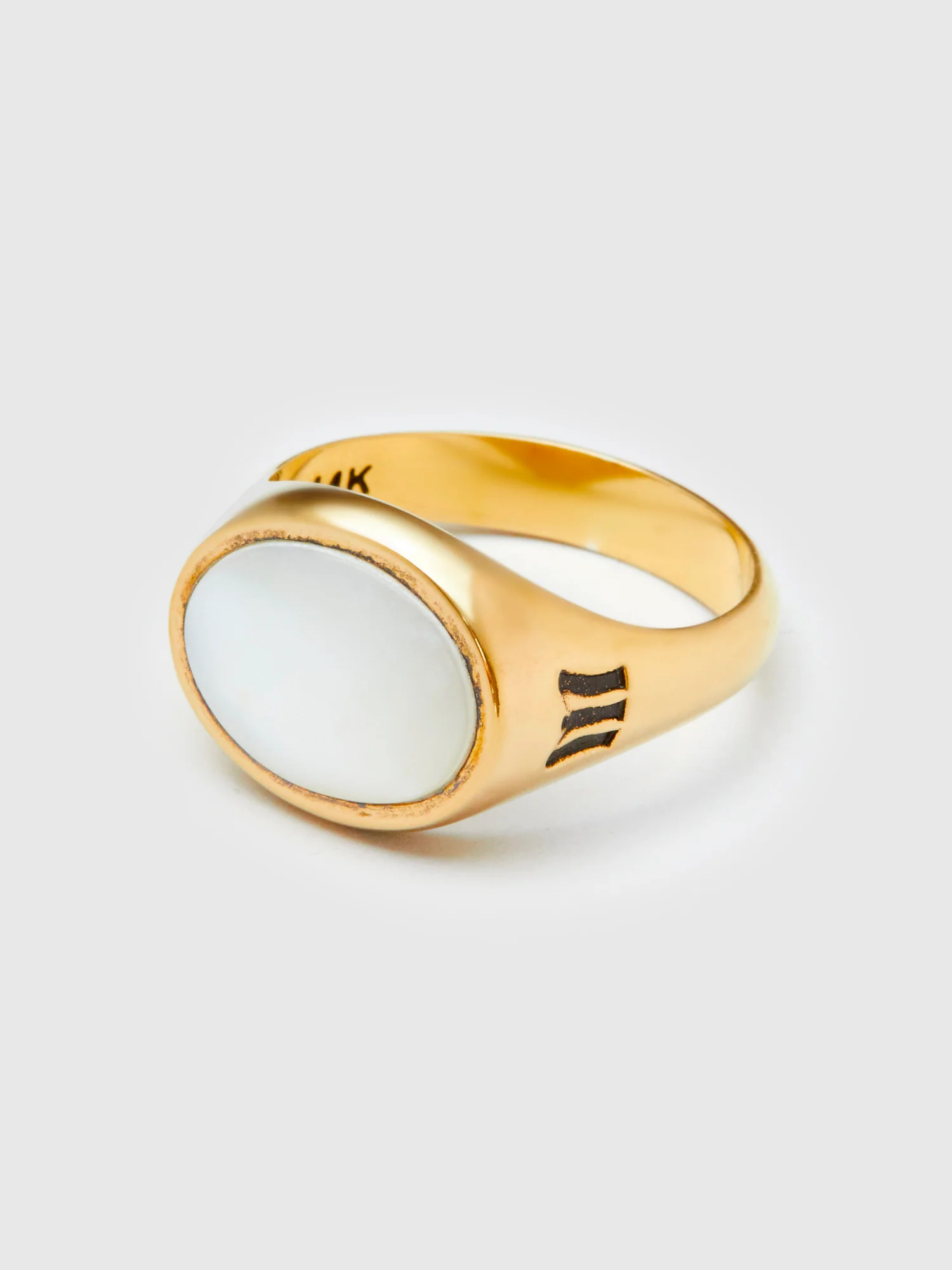Tubby Ring in Gold/Mother of Pearl - Image 3