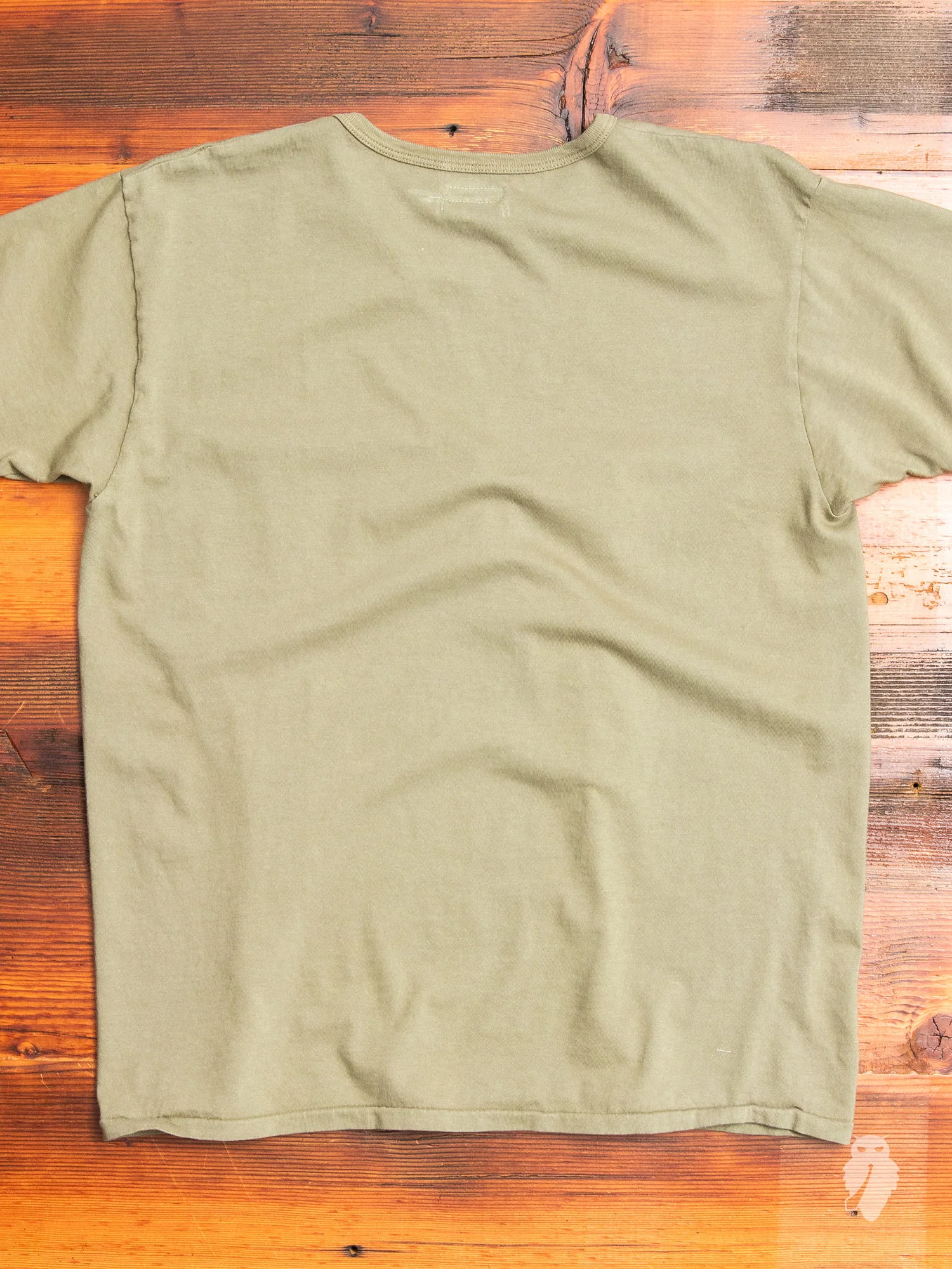 Tube Knit Pocket T-Shirt in Field Olive - Image 6